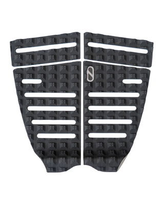 Firewire Slater Designs 4 Piece Flat Traction Pad- Black/Grey