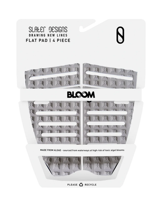 Firewire Slater Designs 4 Piece Flat Traction Pad- Grey/Black