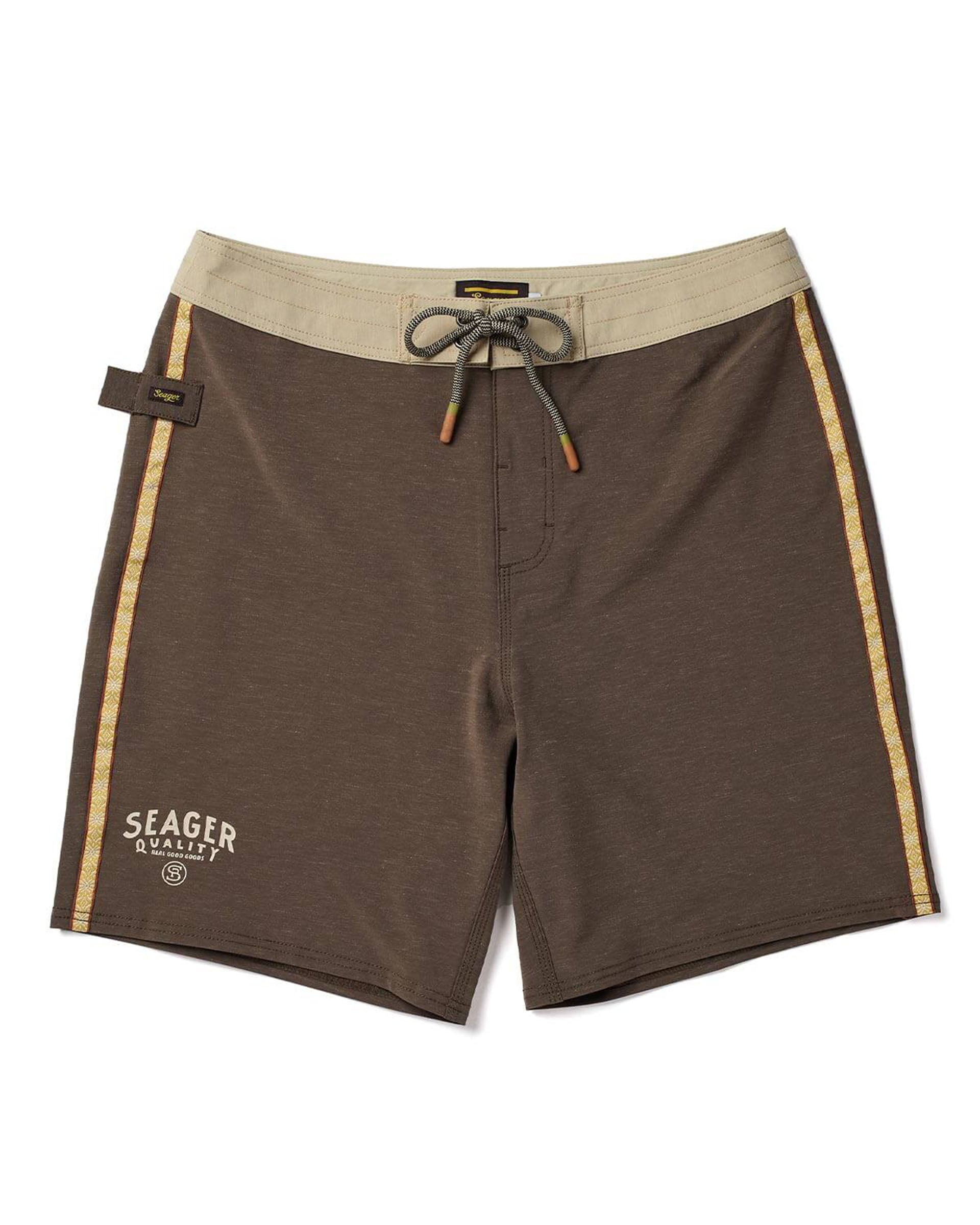 Seager Co. Azteca Boardshort - Espresso