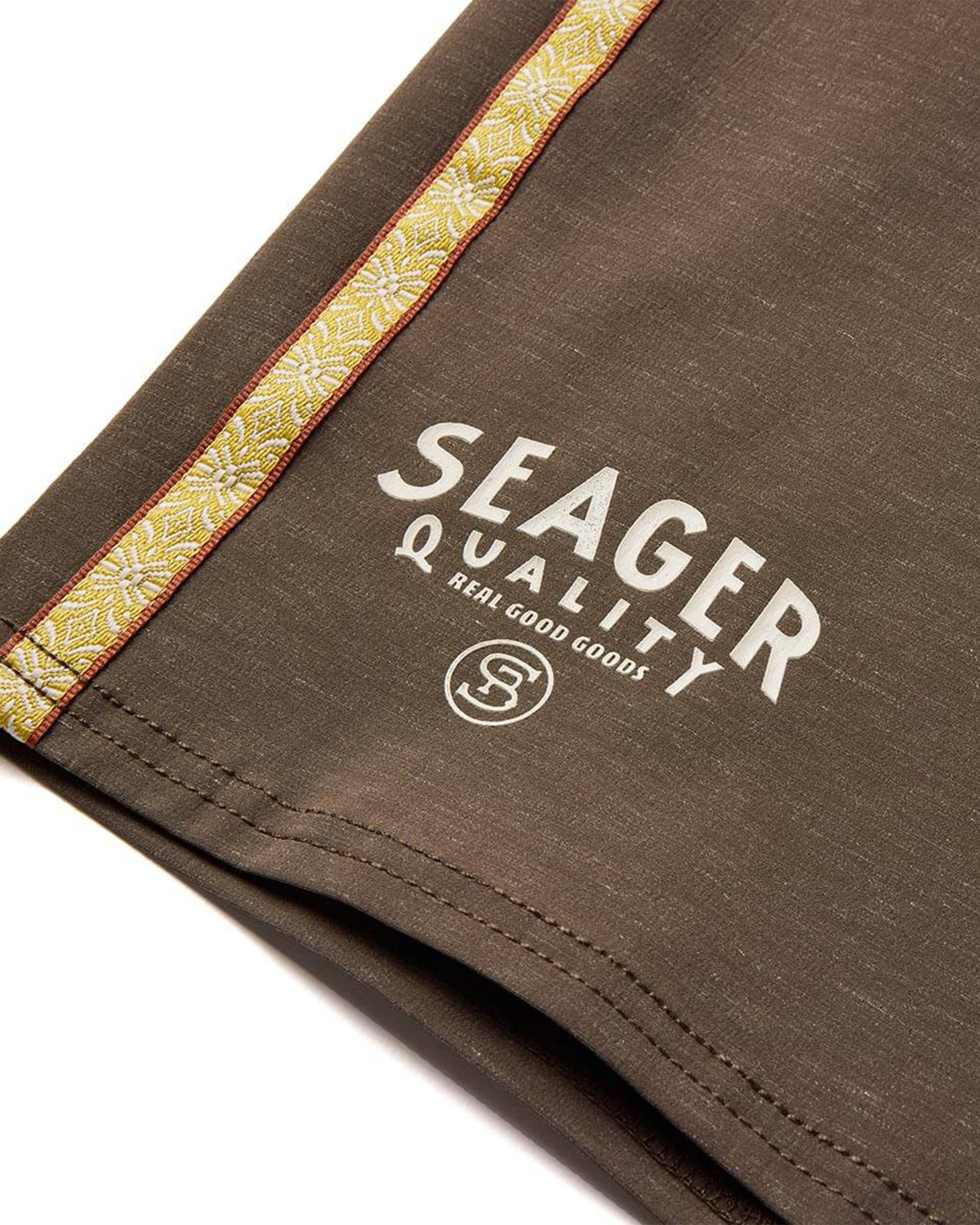 Seager Co. Azteca Boardshort - Espresso