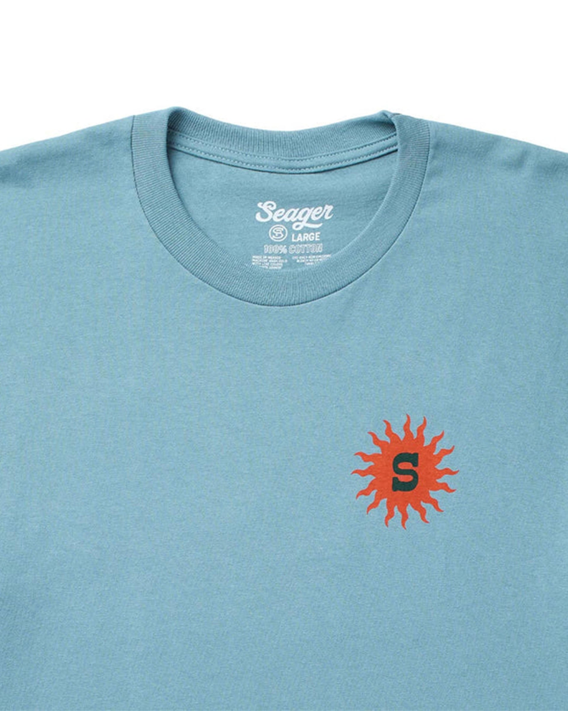 Seager Co. Baja Short Sleeve T-Shirt - Blue