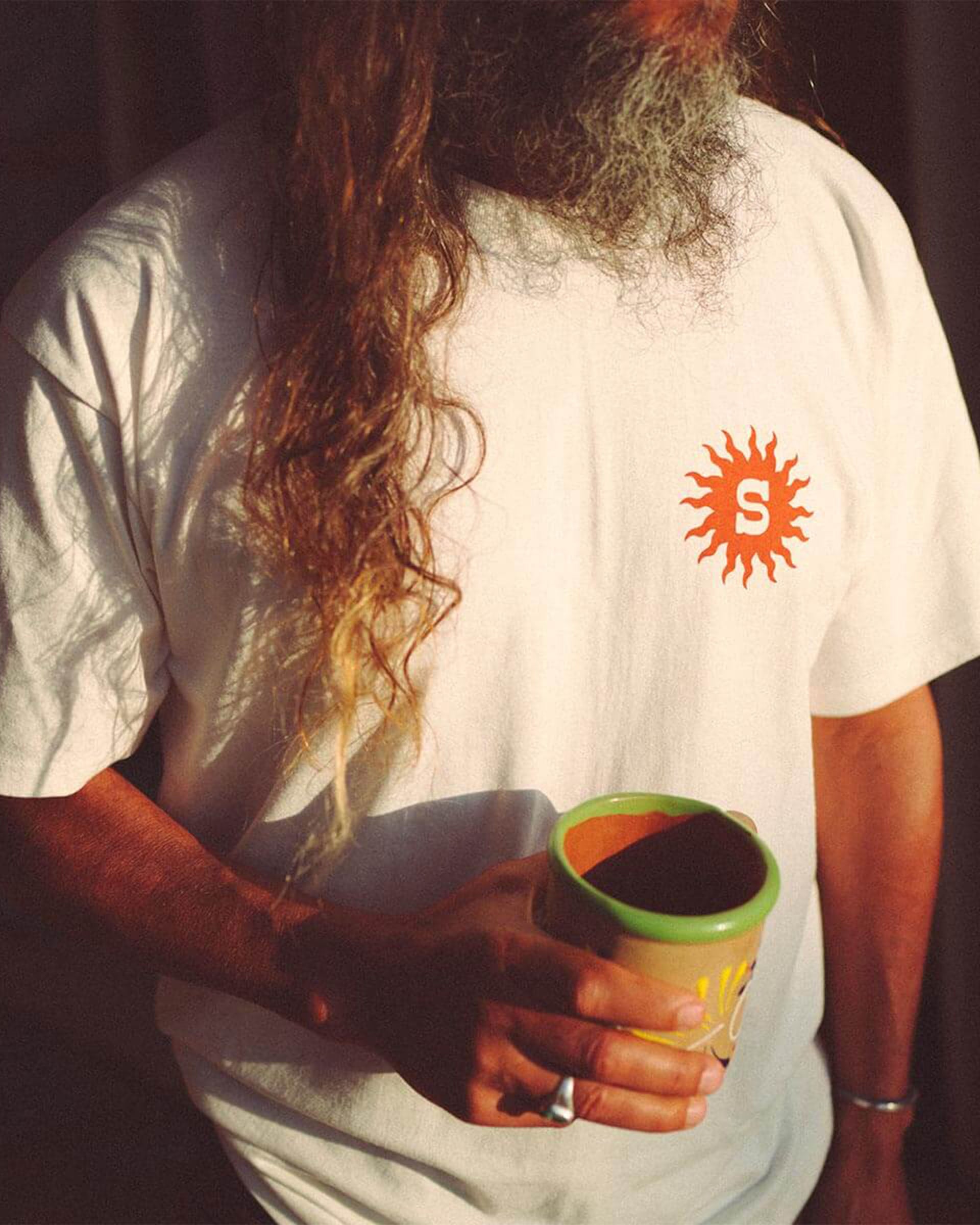 Seager Co. Baja Short Sleeve T-Shirt - Vintage White