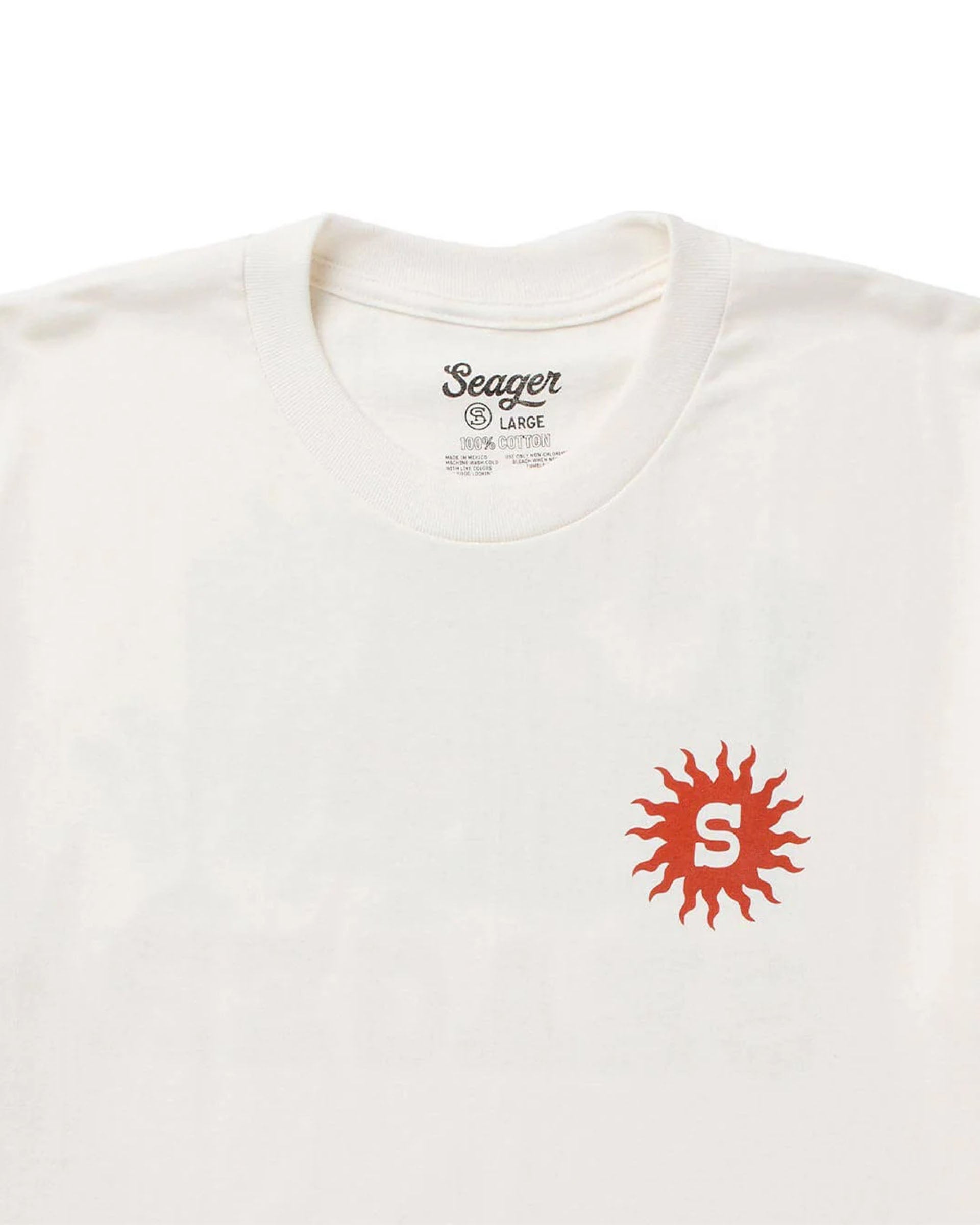 Seager Co. Baja Short Sleeve T-Shirt - Vintage White