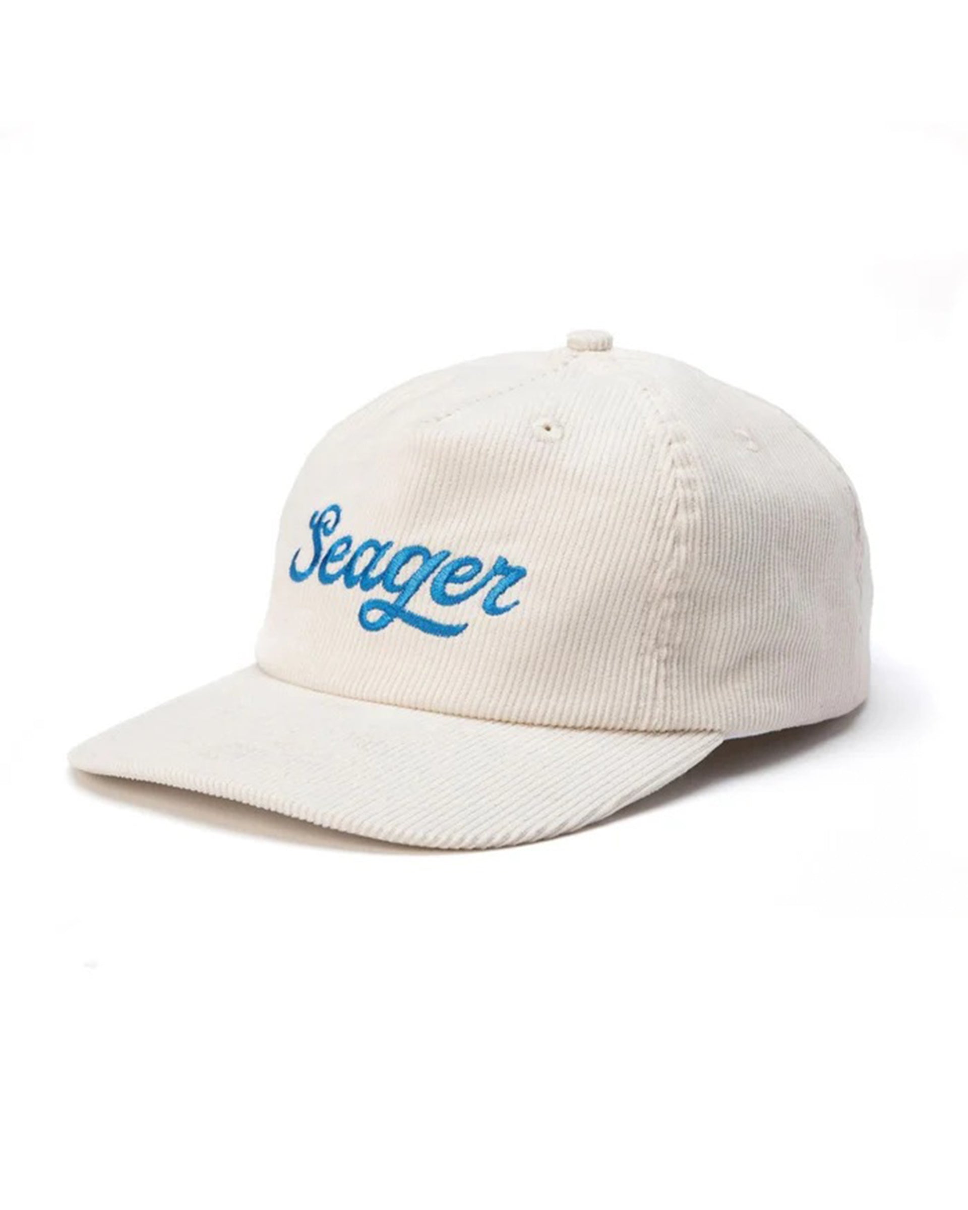 Seager Co. Big Corduroy Snapback Hat - Cream