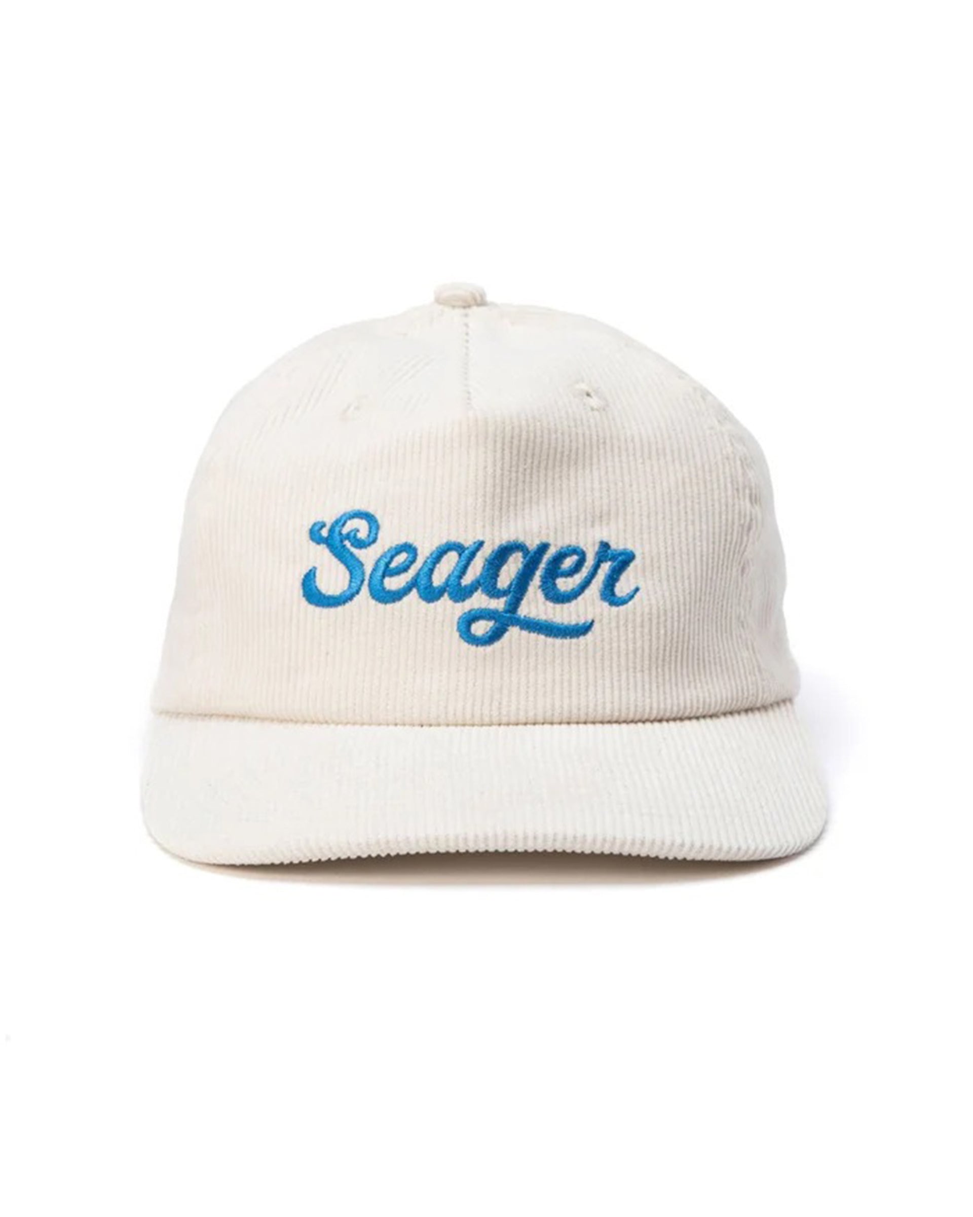 Seager Co. Big Corduroy Snapback Hat - Cream