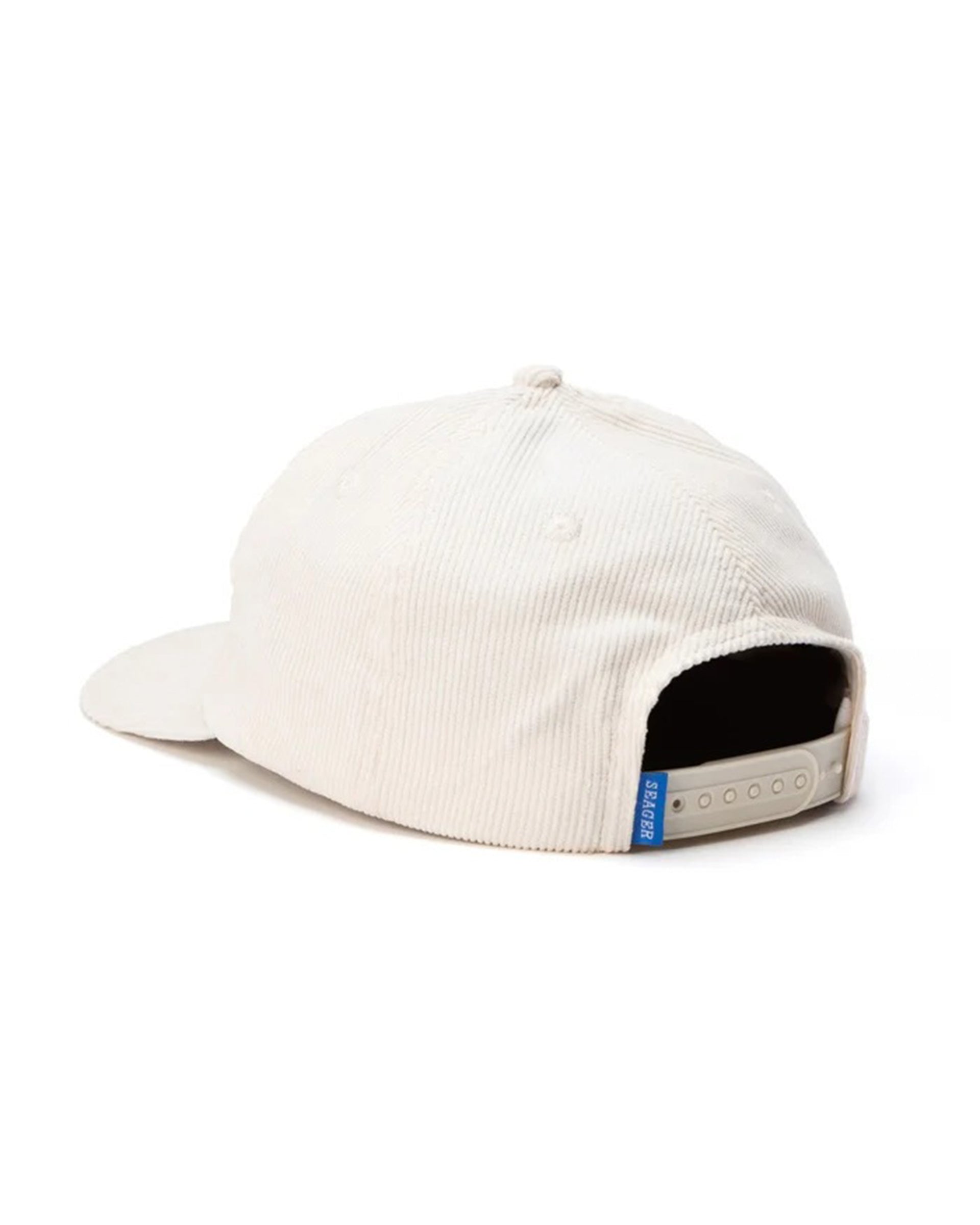 Seager Co. Big Corduroy Snapback Hat - Cream