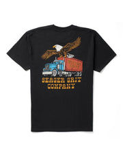 Seager Co. Big Rig Short Sleeve T-Shirt - Black