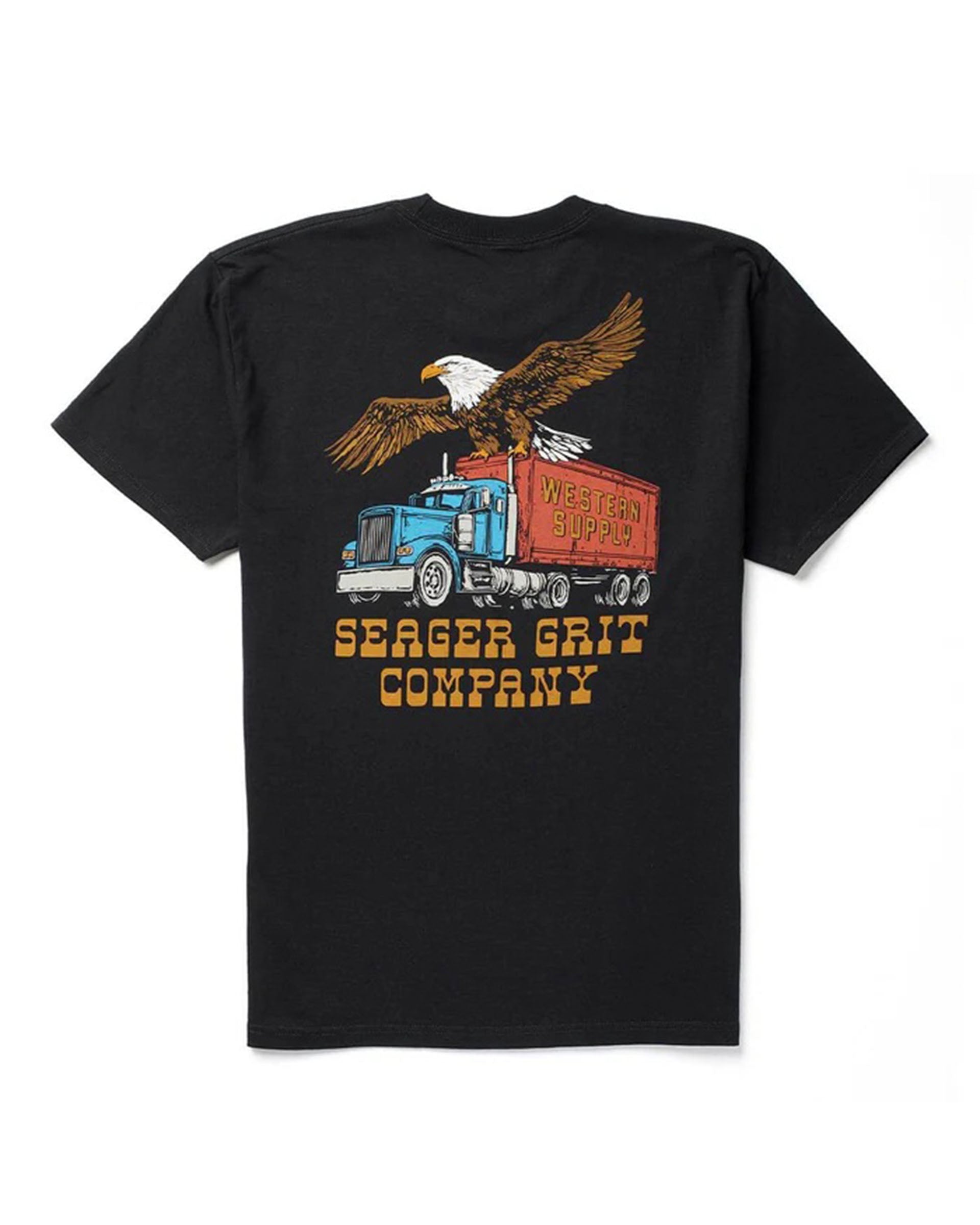 Seager Co. Big Rig Short Sleeve T-Shirt - Black