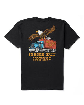 Seager Co. Big Rig Short Sleeve T-Shirt - Black