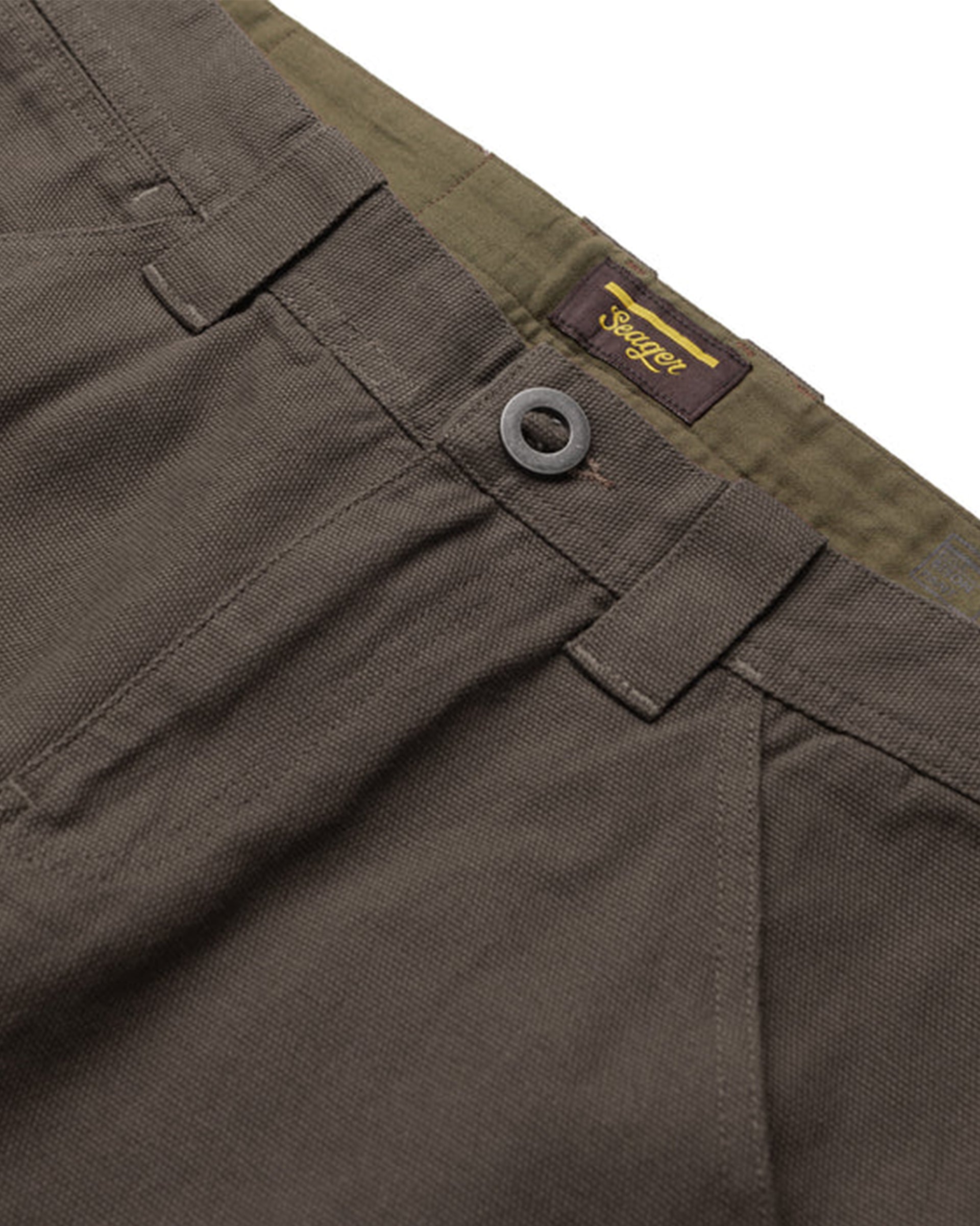 Seager Co. Bison Canvas Pant - Darkwood