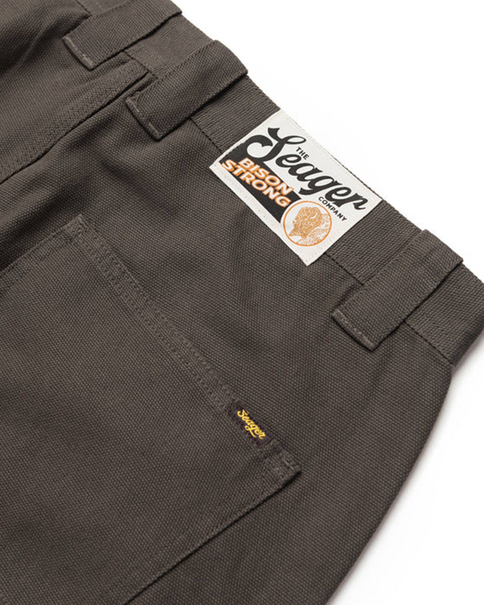 Seager Co. Bison Canvas Pant - Darkwood
