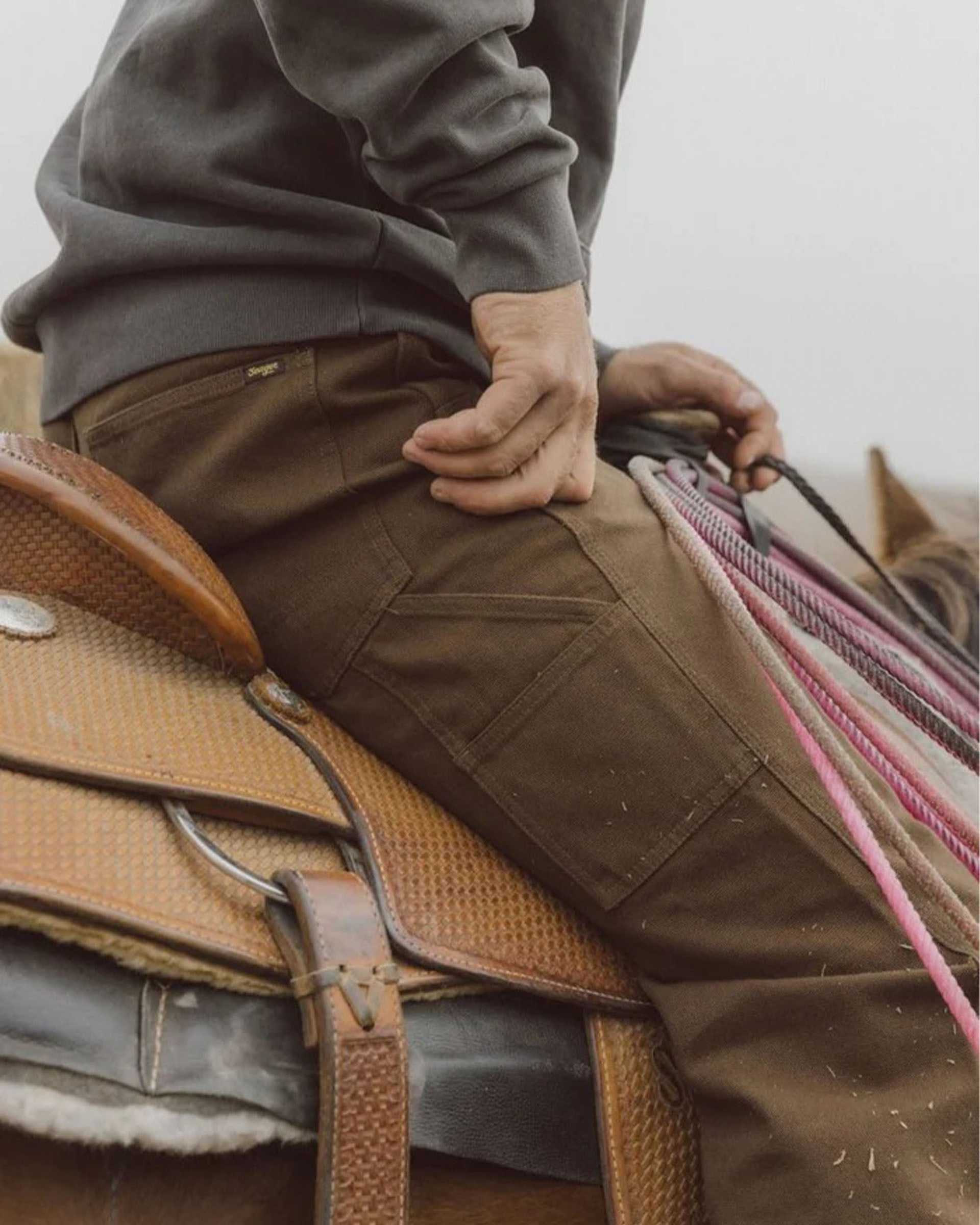 Seager Co. Bison Canvas Pant - Tobacco