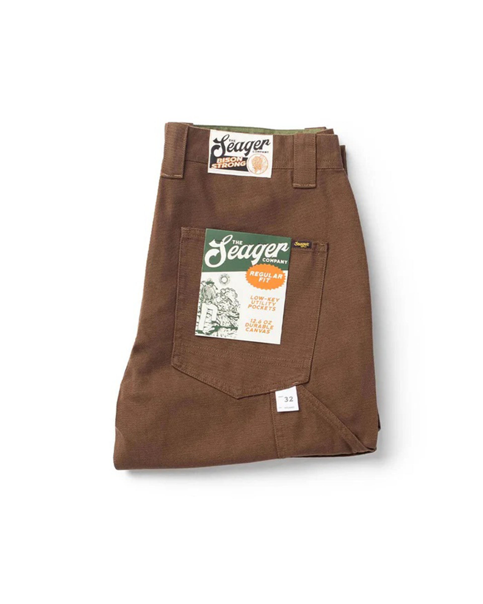 Seager Co. Bison Canvas Pant - Tobacco