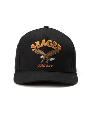 Seager Co. Bradley Snapback Hat - Black