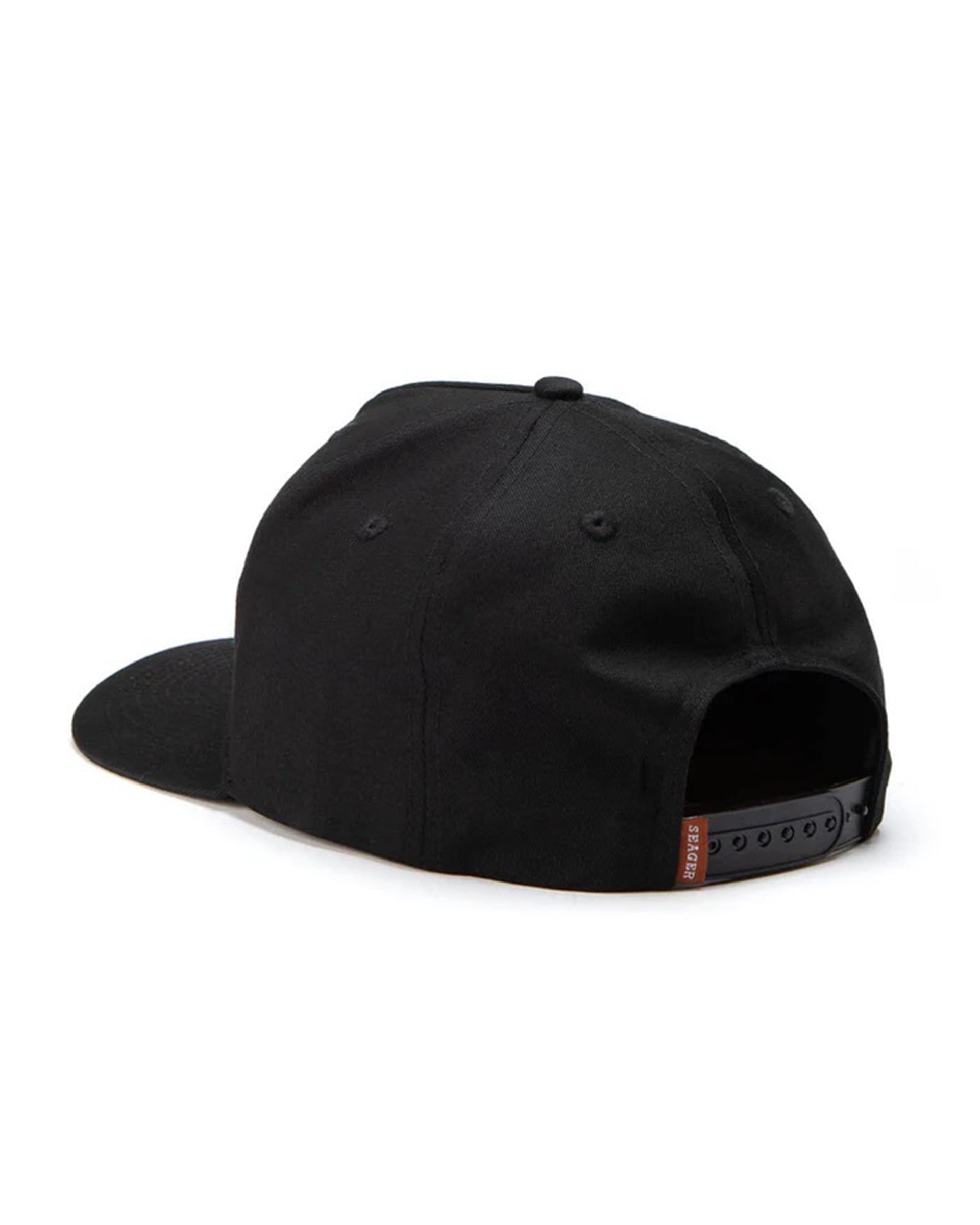 Seager Co. Bradley Snapback Hat - Black
