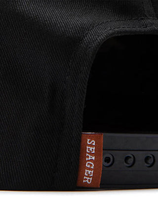 Seager Co. Bradley Snapback Hat - Black