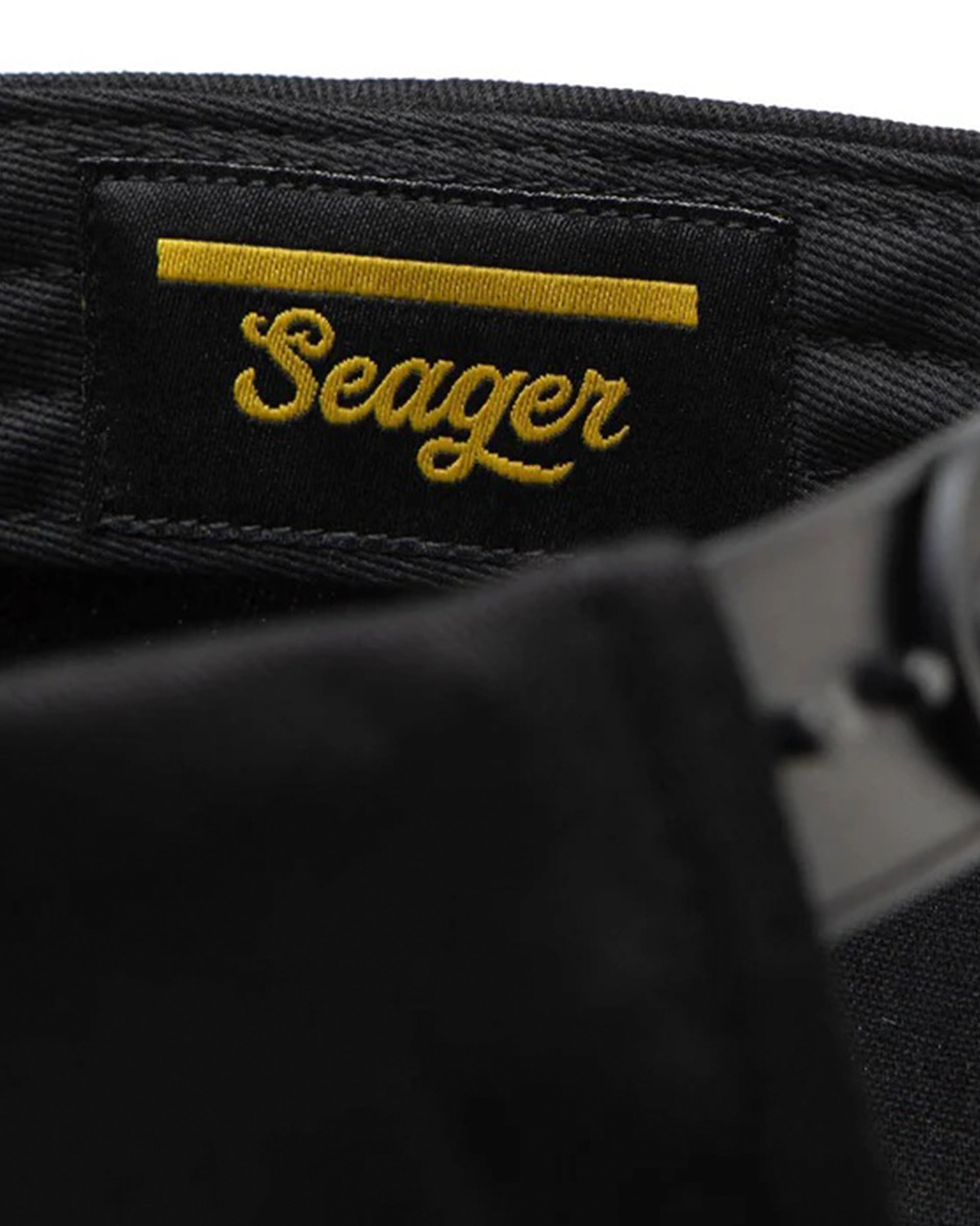 Seager Co. Bradley Snapback Hat - Black