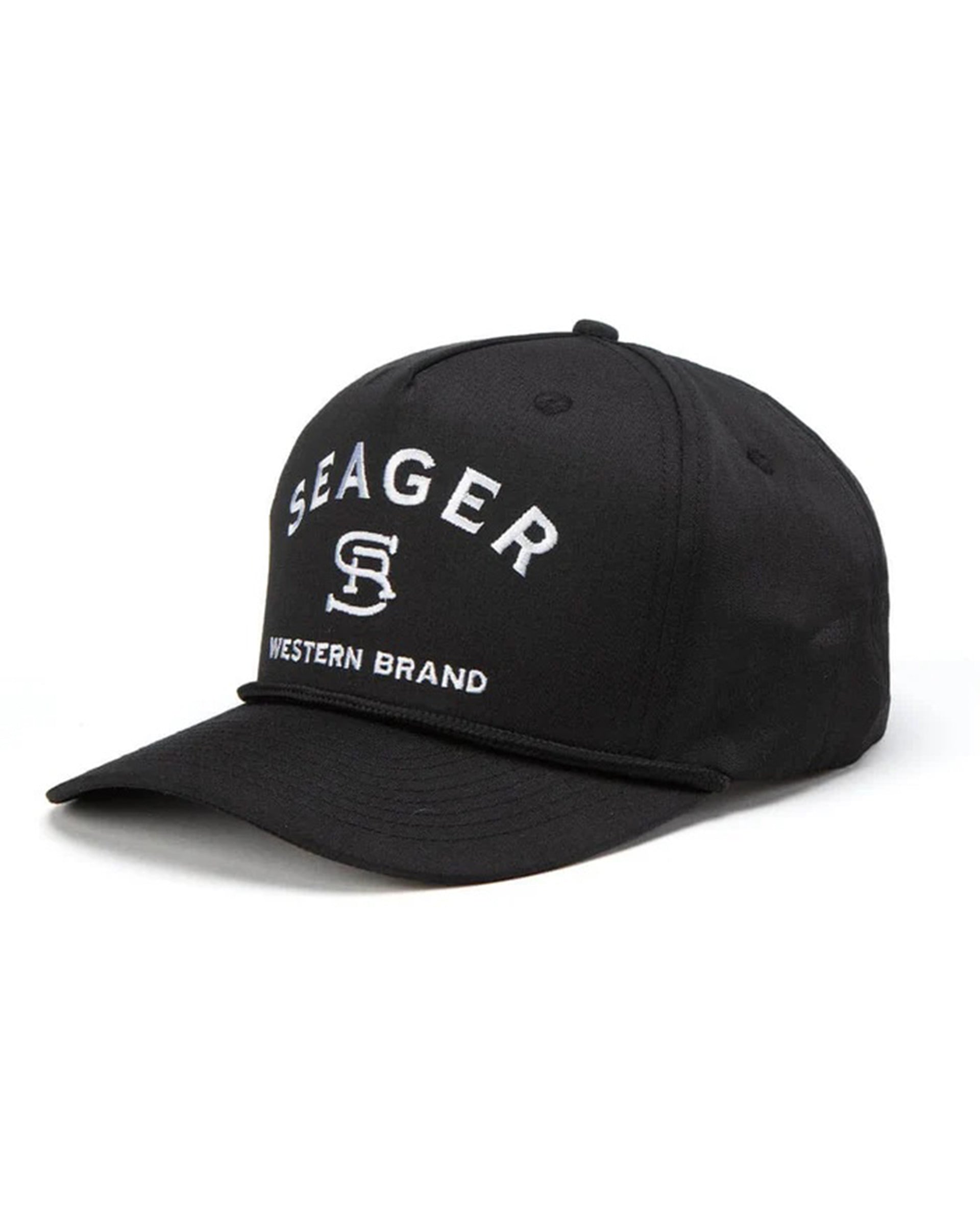 Seager Co. Branded Snapback Hat - Black
