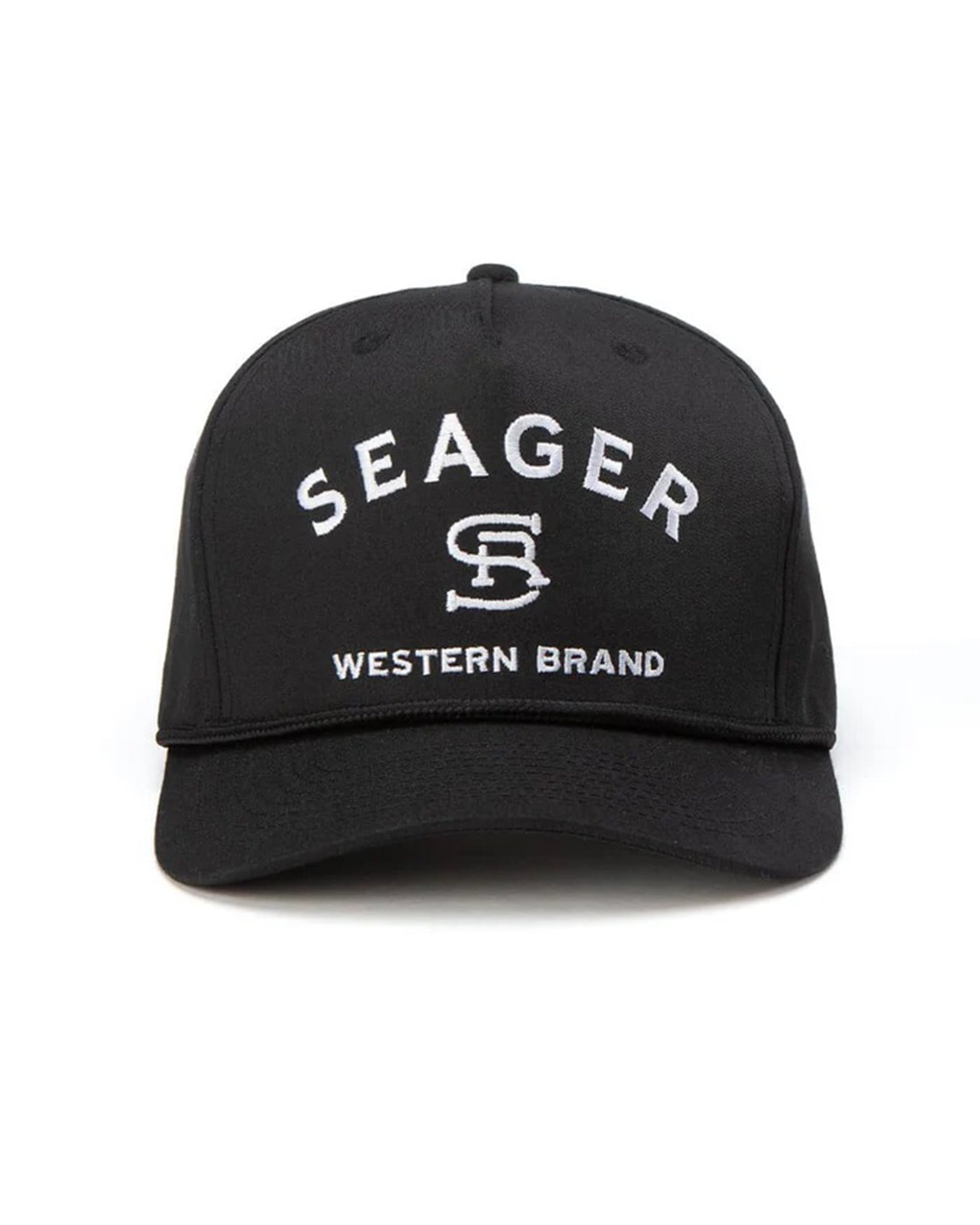 Seager Co. Branded Snapback Hat - Black