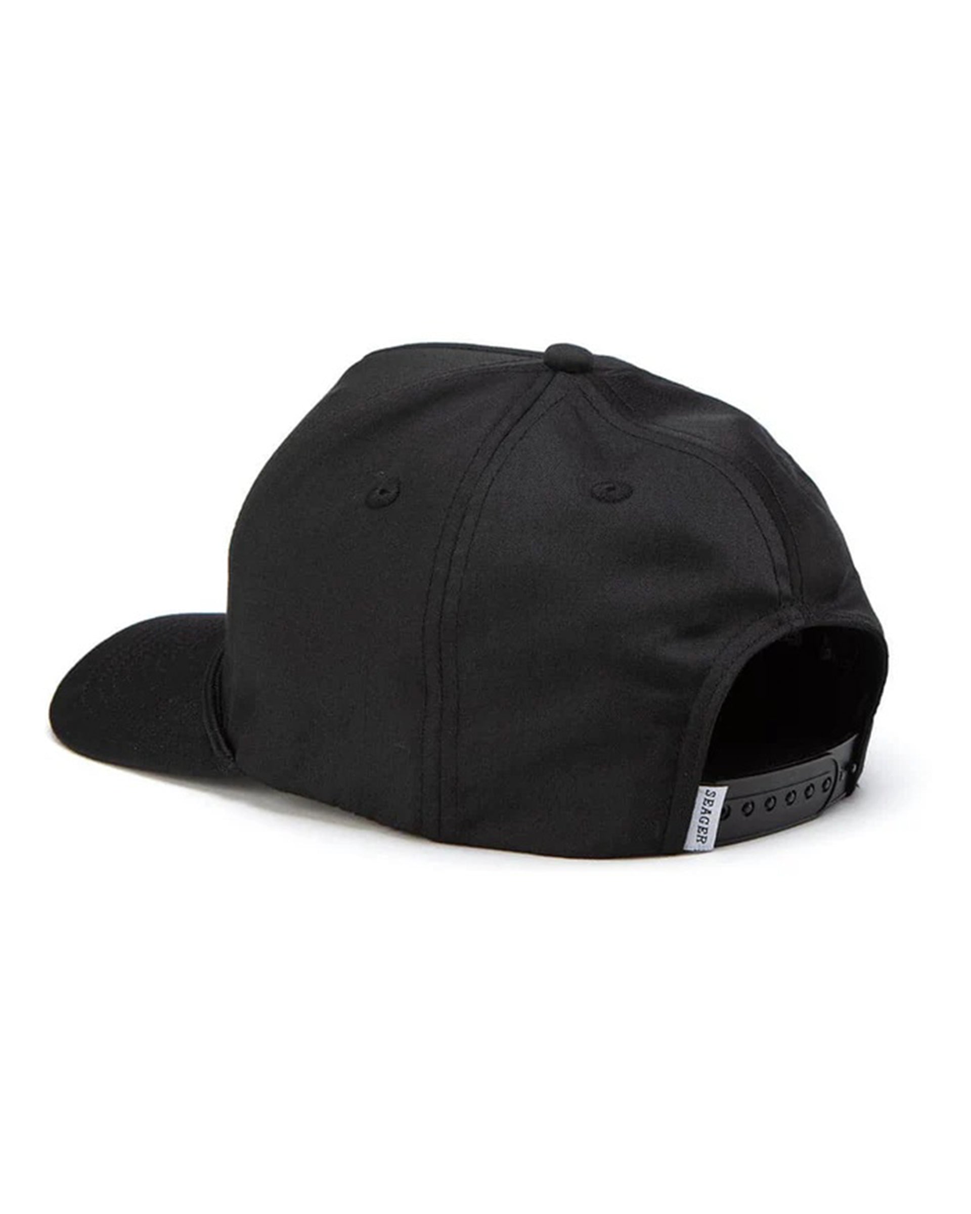 Seager Co. Branded Snapback Hat - Black