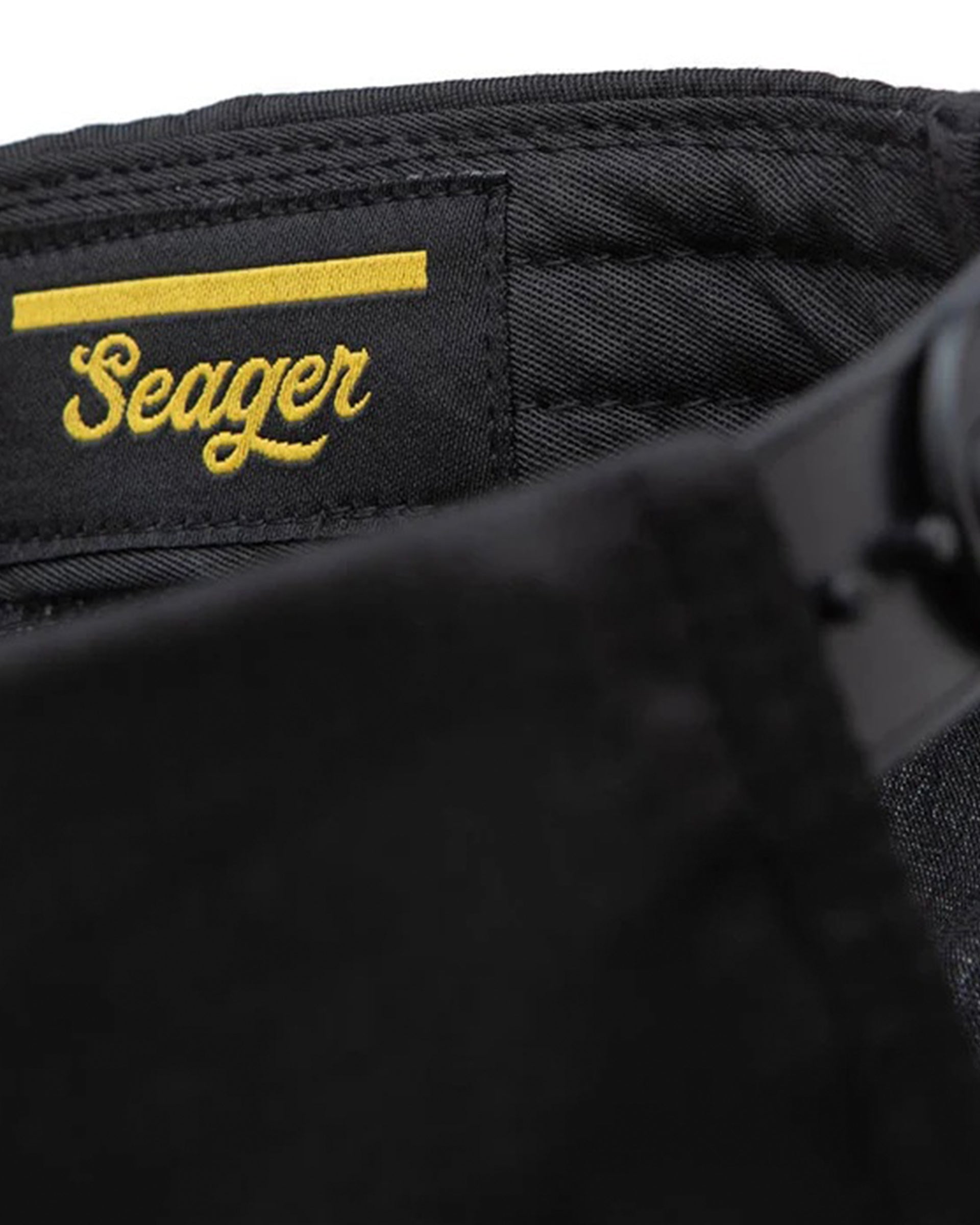 Seager Co. Branded Snapback Hat - Black