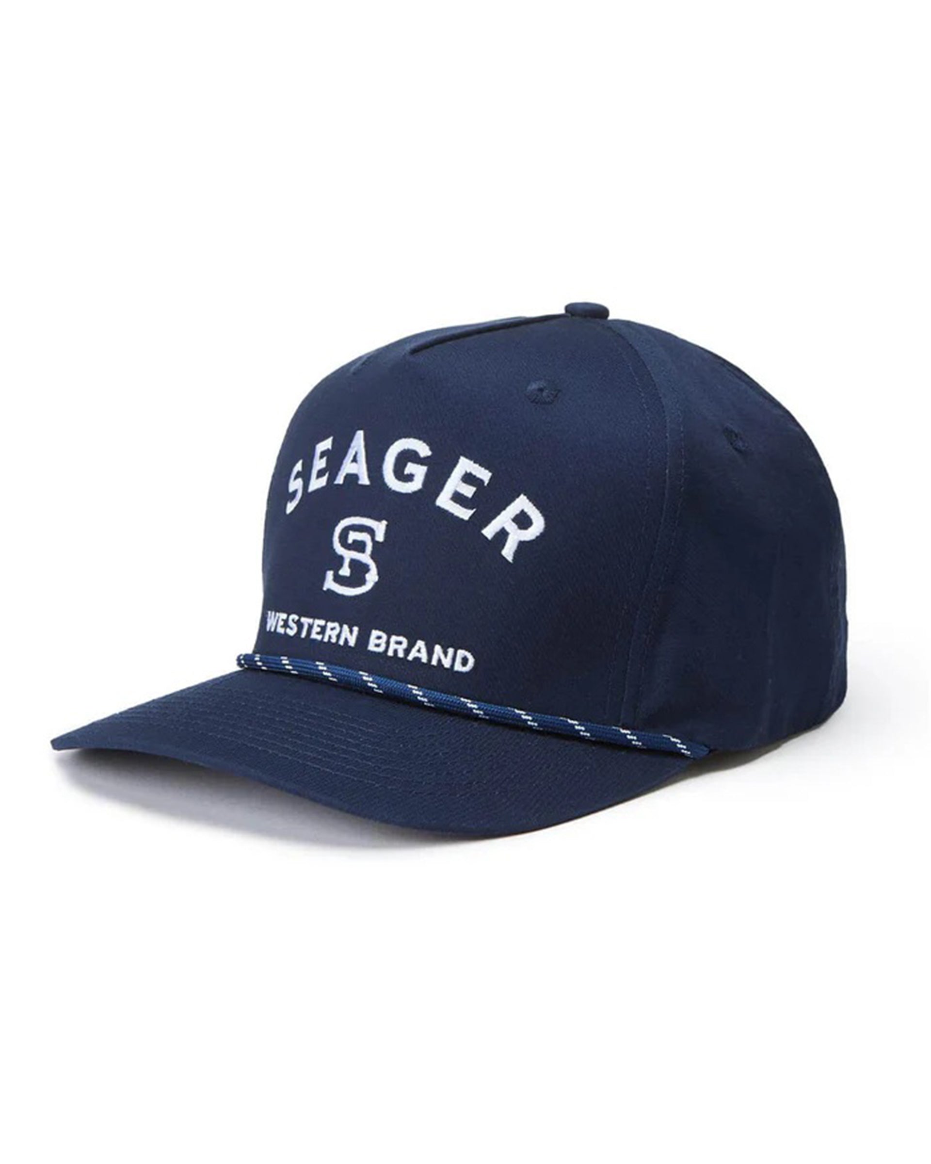Seager Co. Branded Snapback Hat - Blue