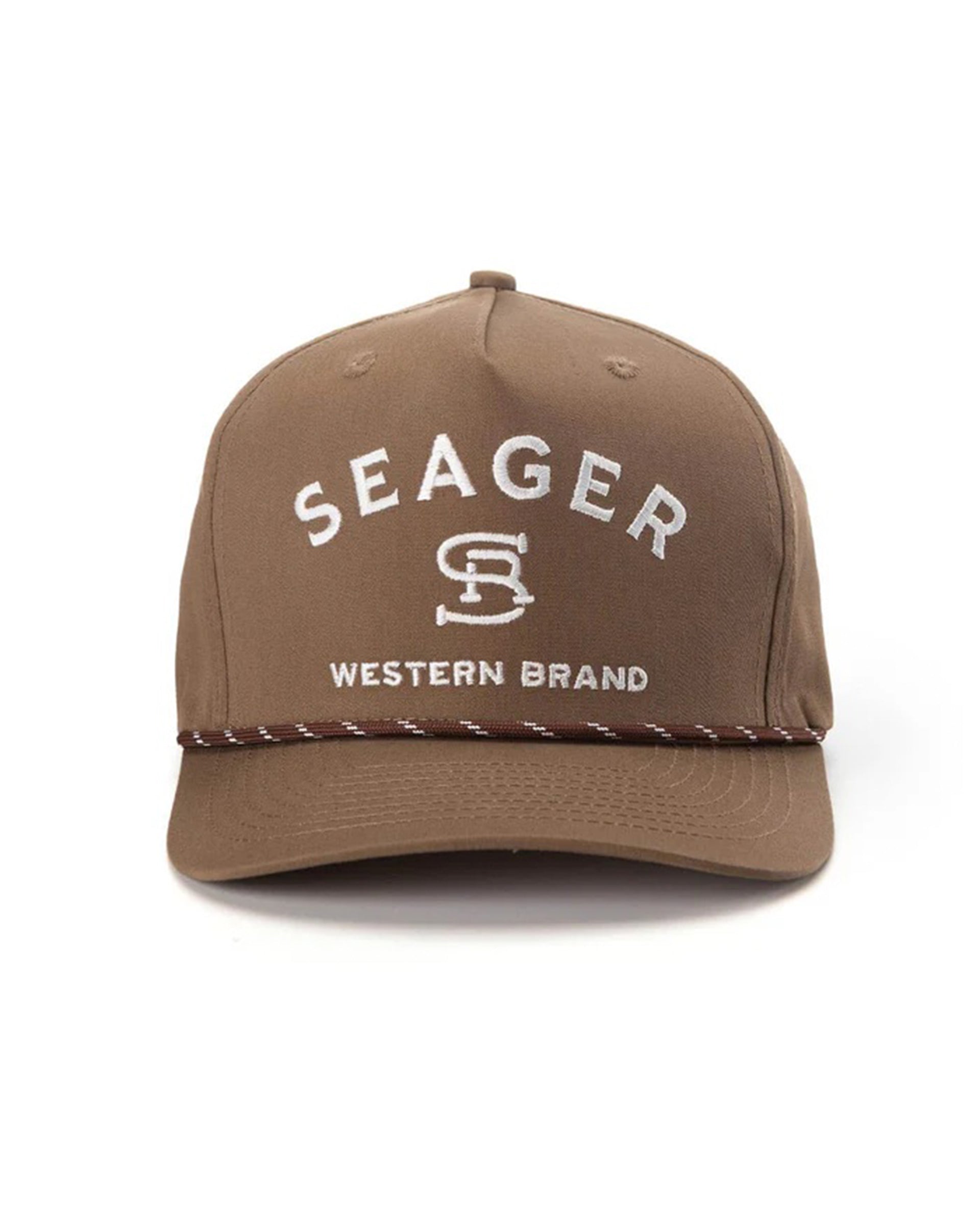 Seager Co. Branded Snapback Hat - Brown