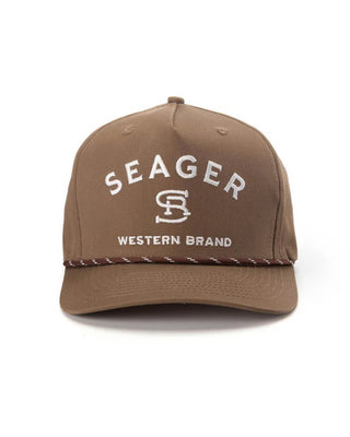 Seager Co. Branded Snapback Hat - Brown