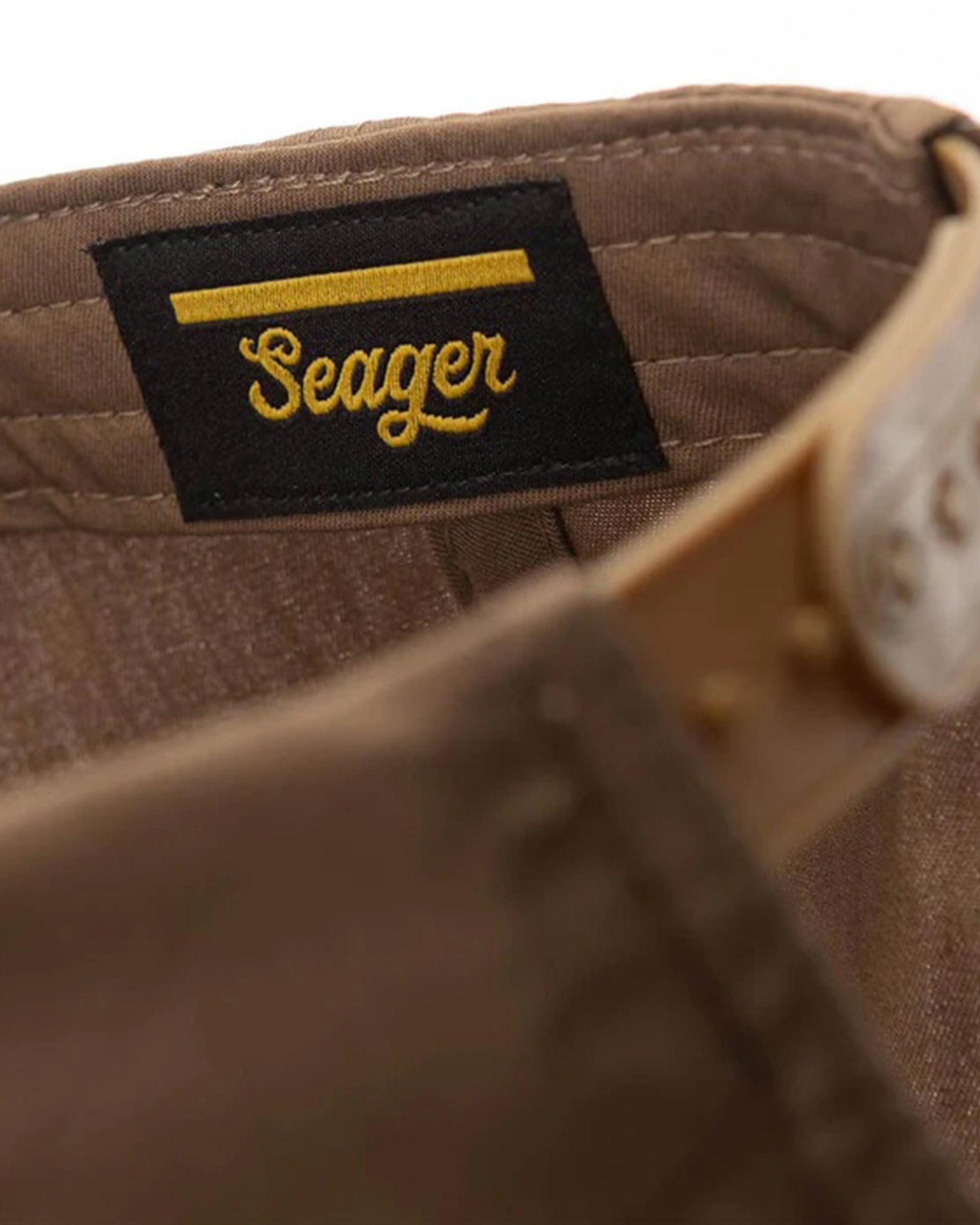 Seager Co. Branded Snapback Hat - Brown