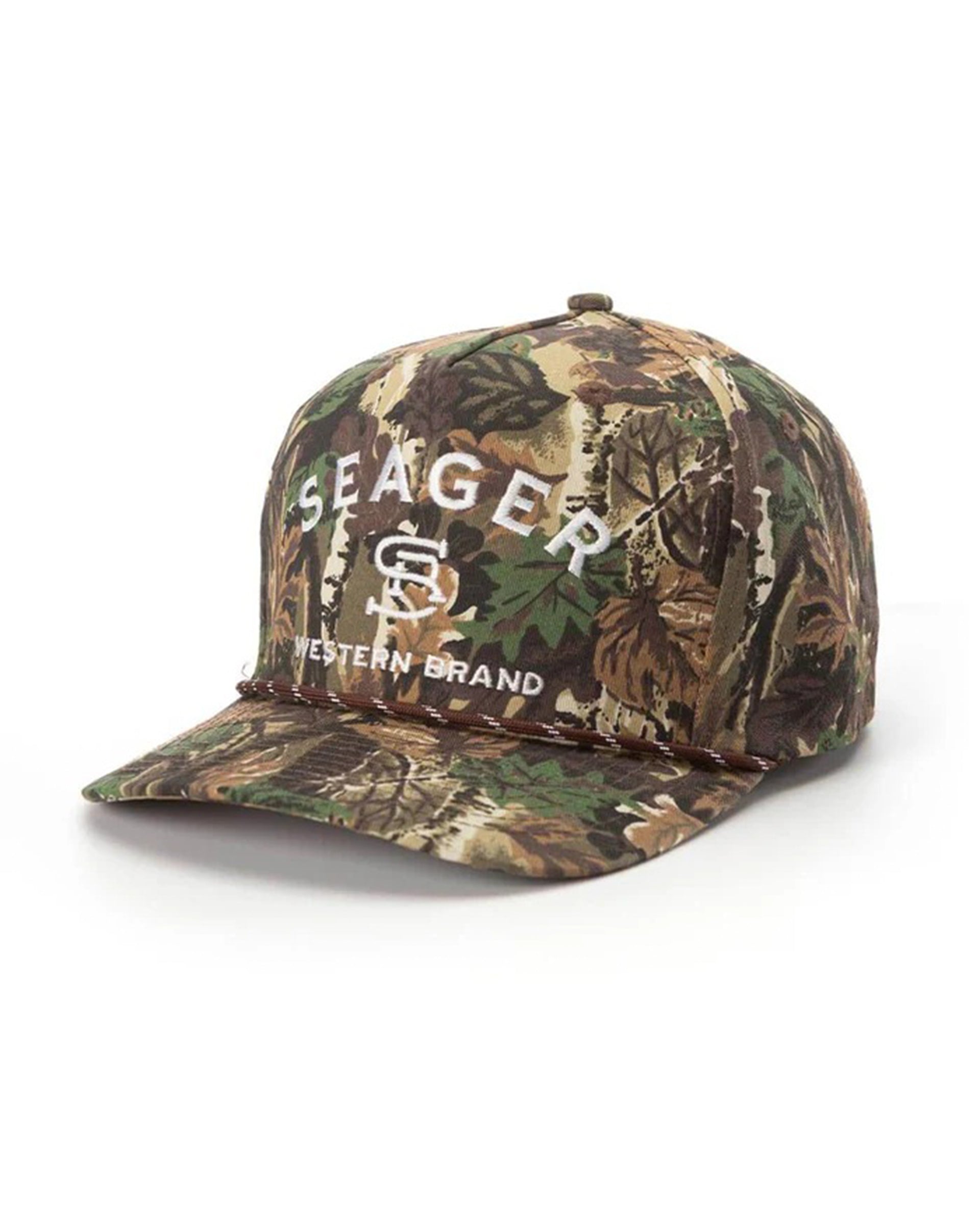 Seager Co. Branded Snapback Hat - Camo