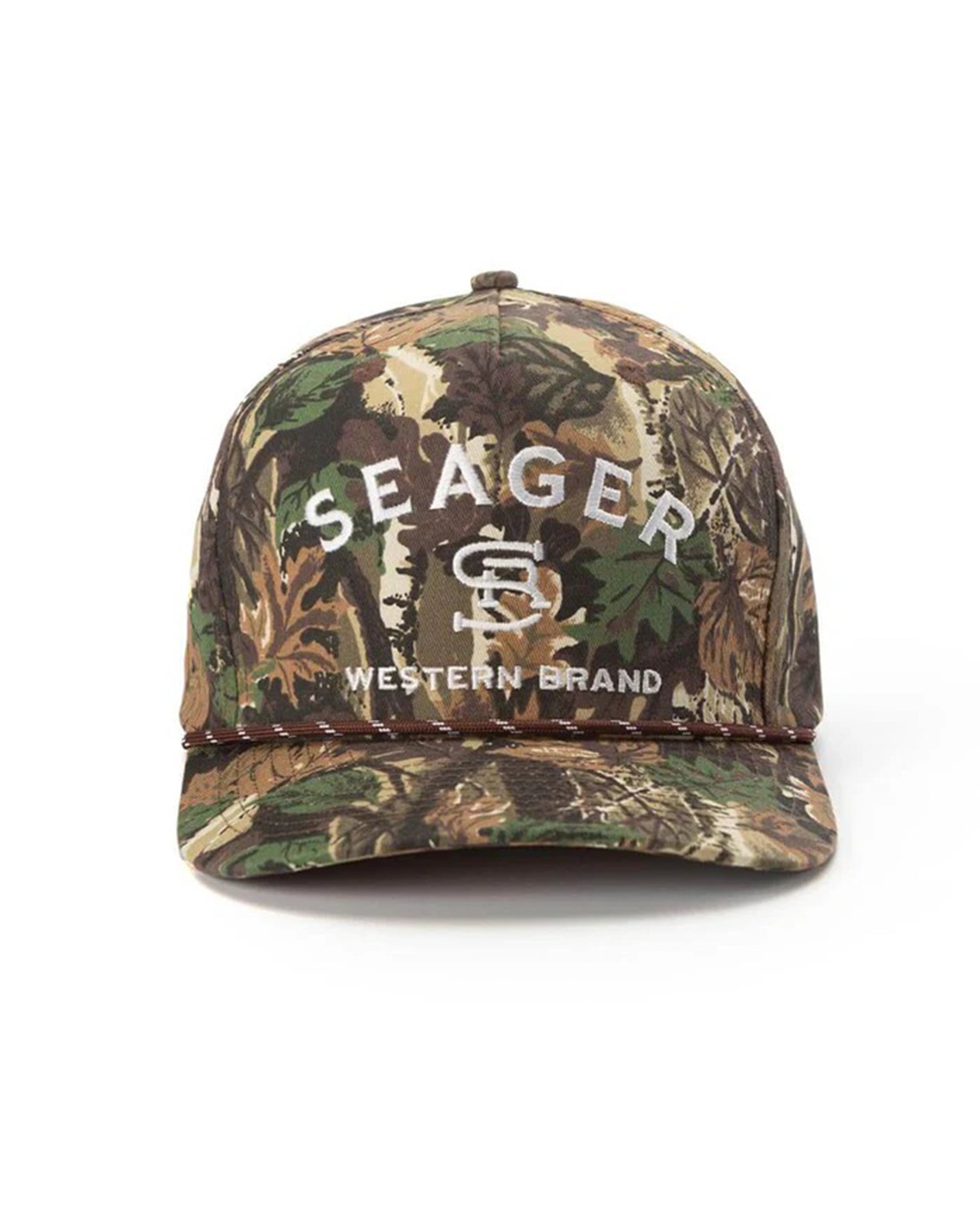 Seager Co. Branded Snapback Hat - Camo
