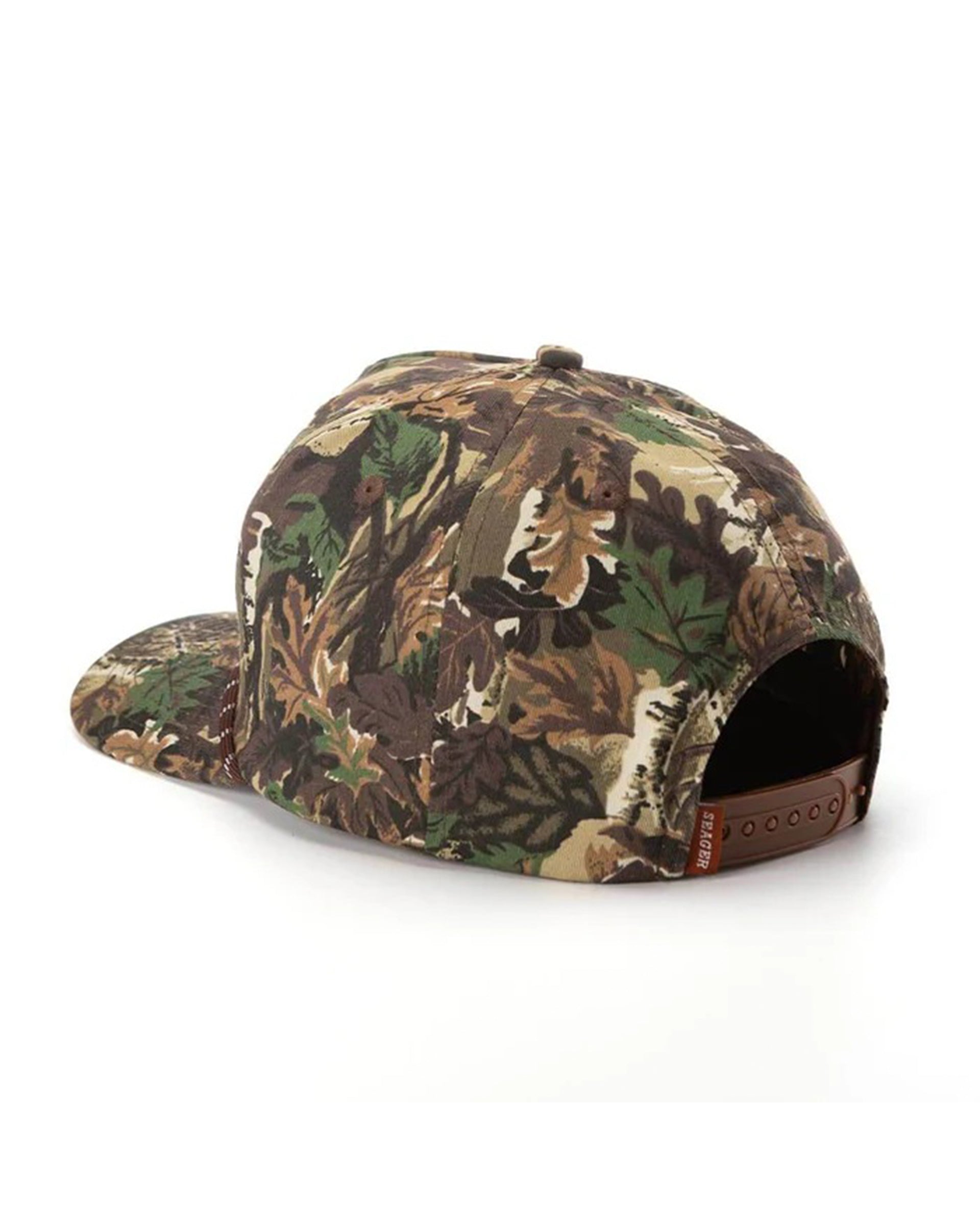Seager Co. Branded Snapback Hat - Camo
