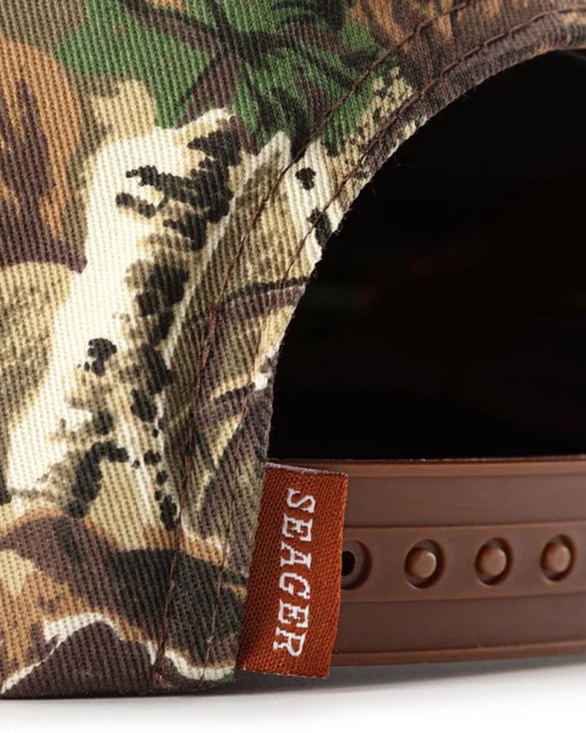 Seager Co. Branded Snapback Hat - Camo
