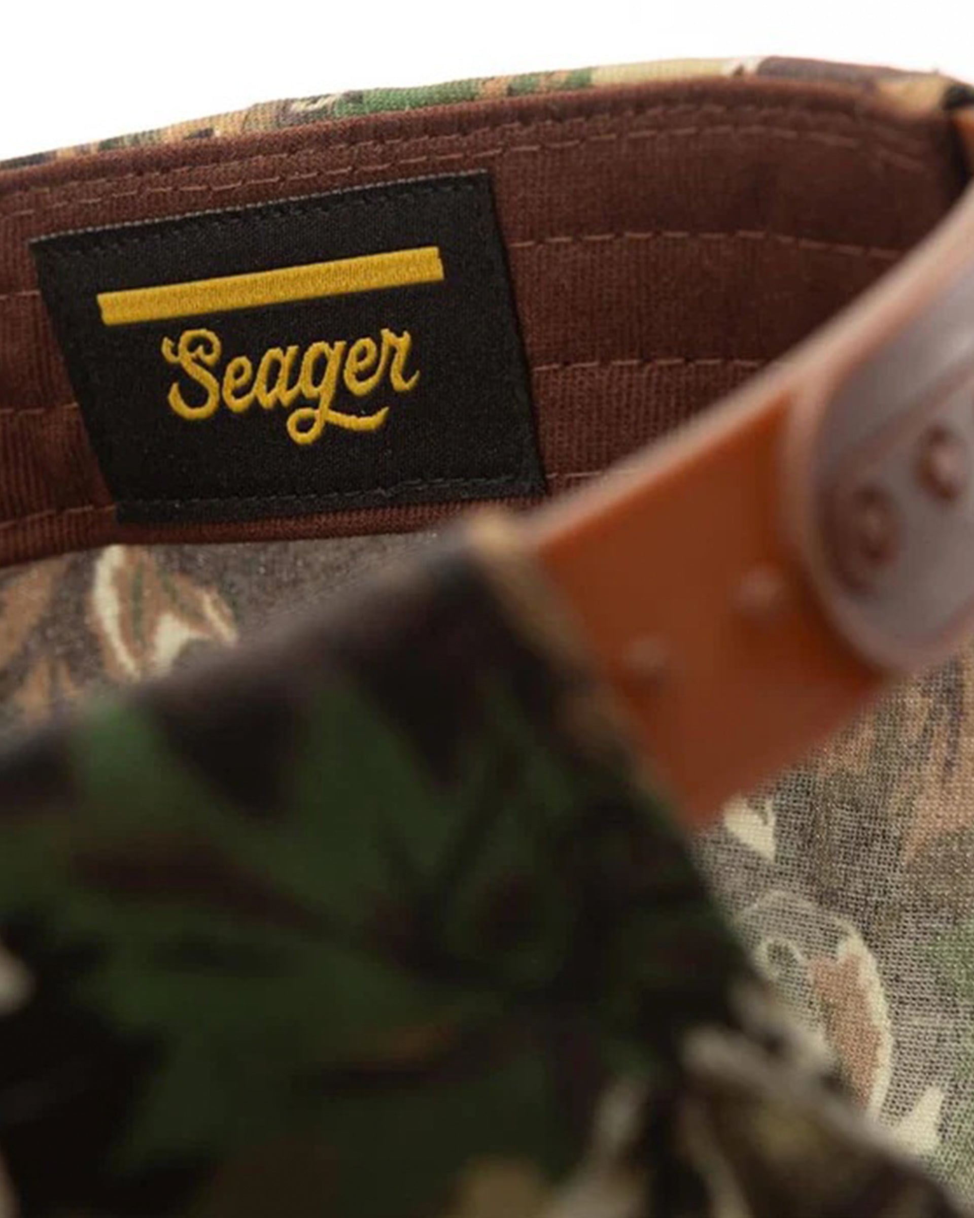 Seager Co. Branded Snapback Hat - Camo