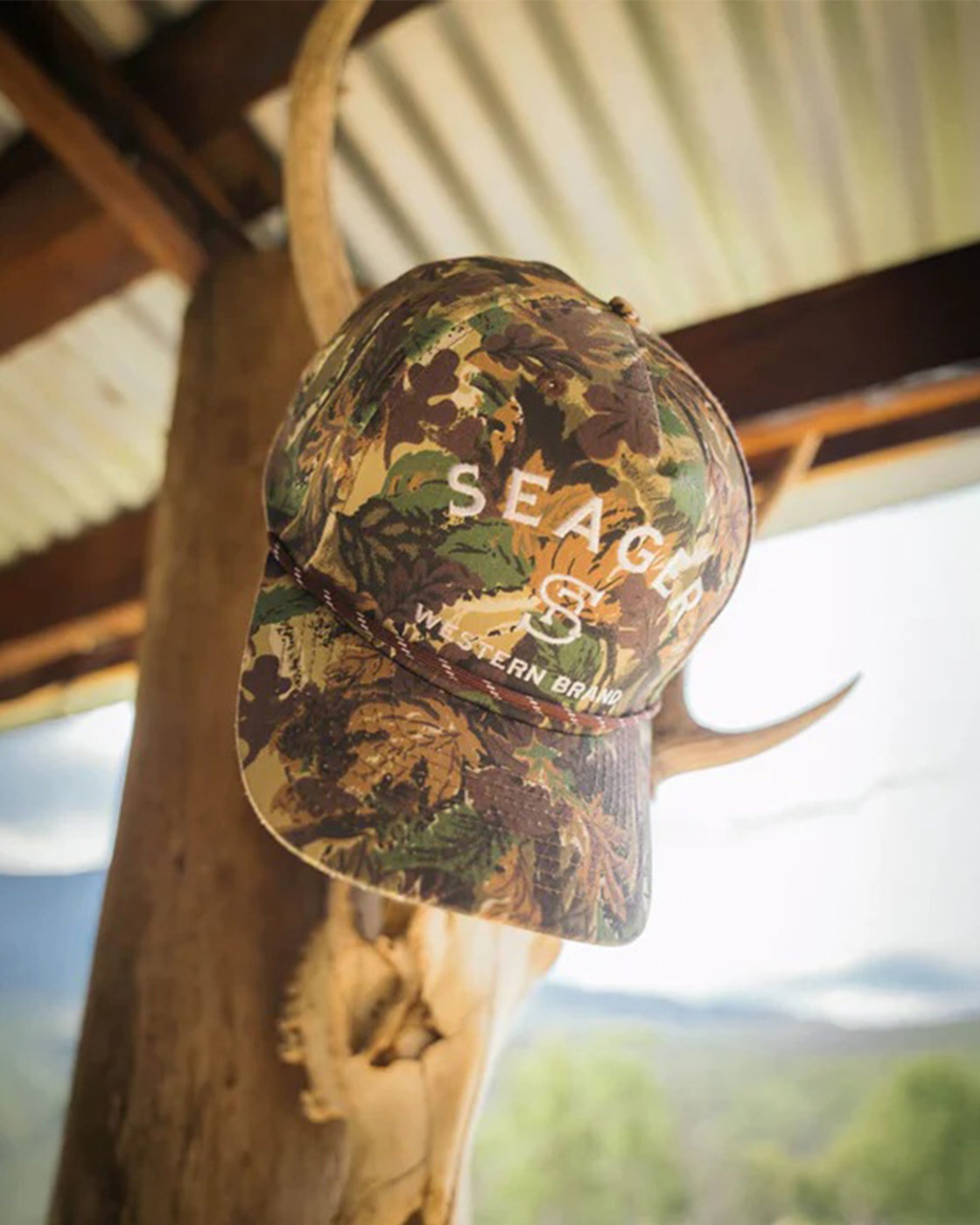 Seager Co. Branded Snapback Hat - Camo