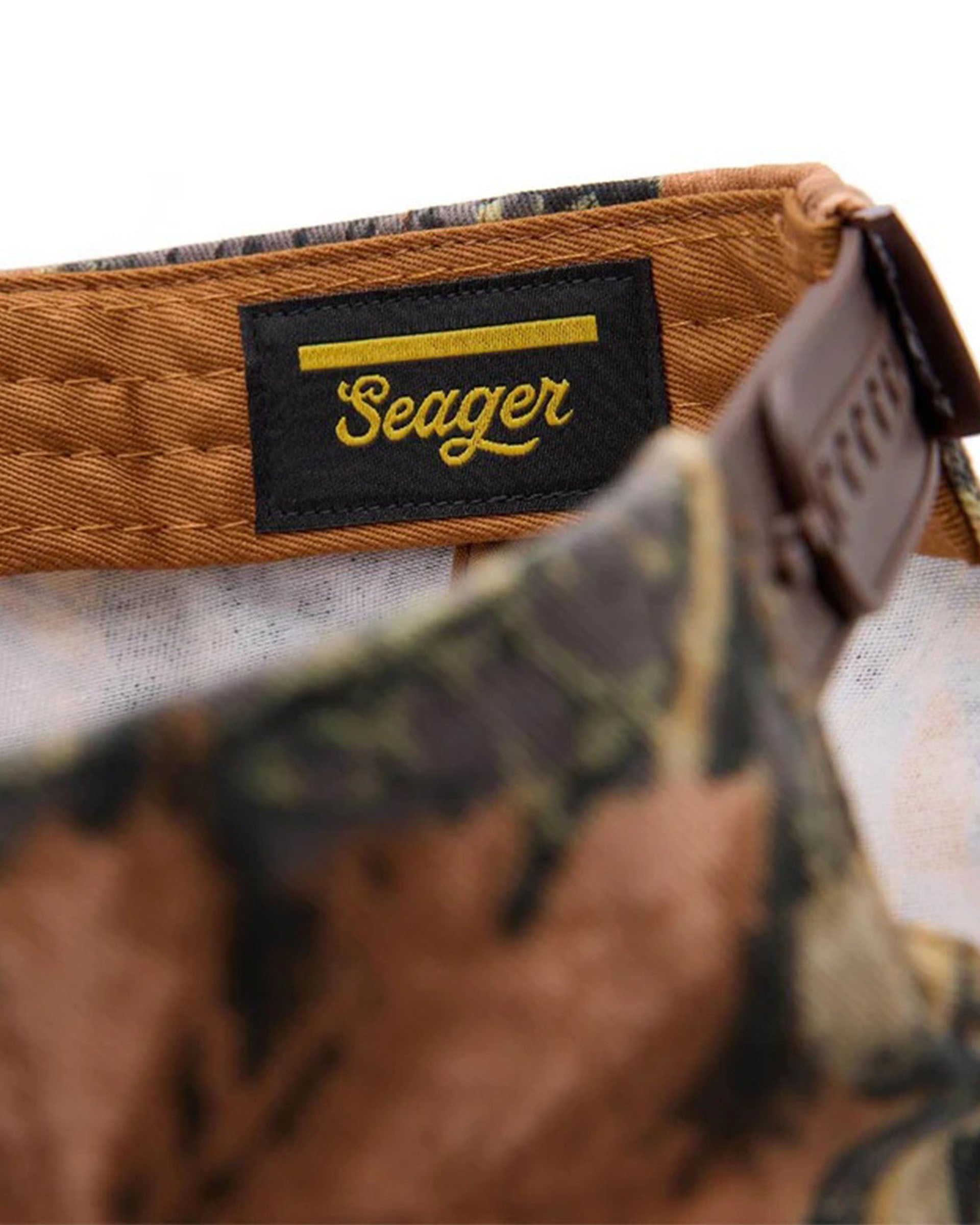 Seager Co. Branded Snapback Hat - SJC Camo