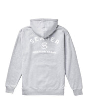 Seager Co. Branded Mid-Weight Pullover Hoodie - Heather Grey