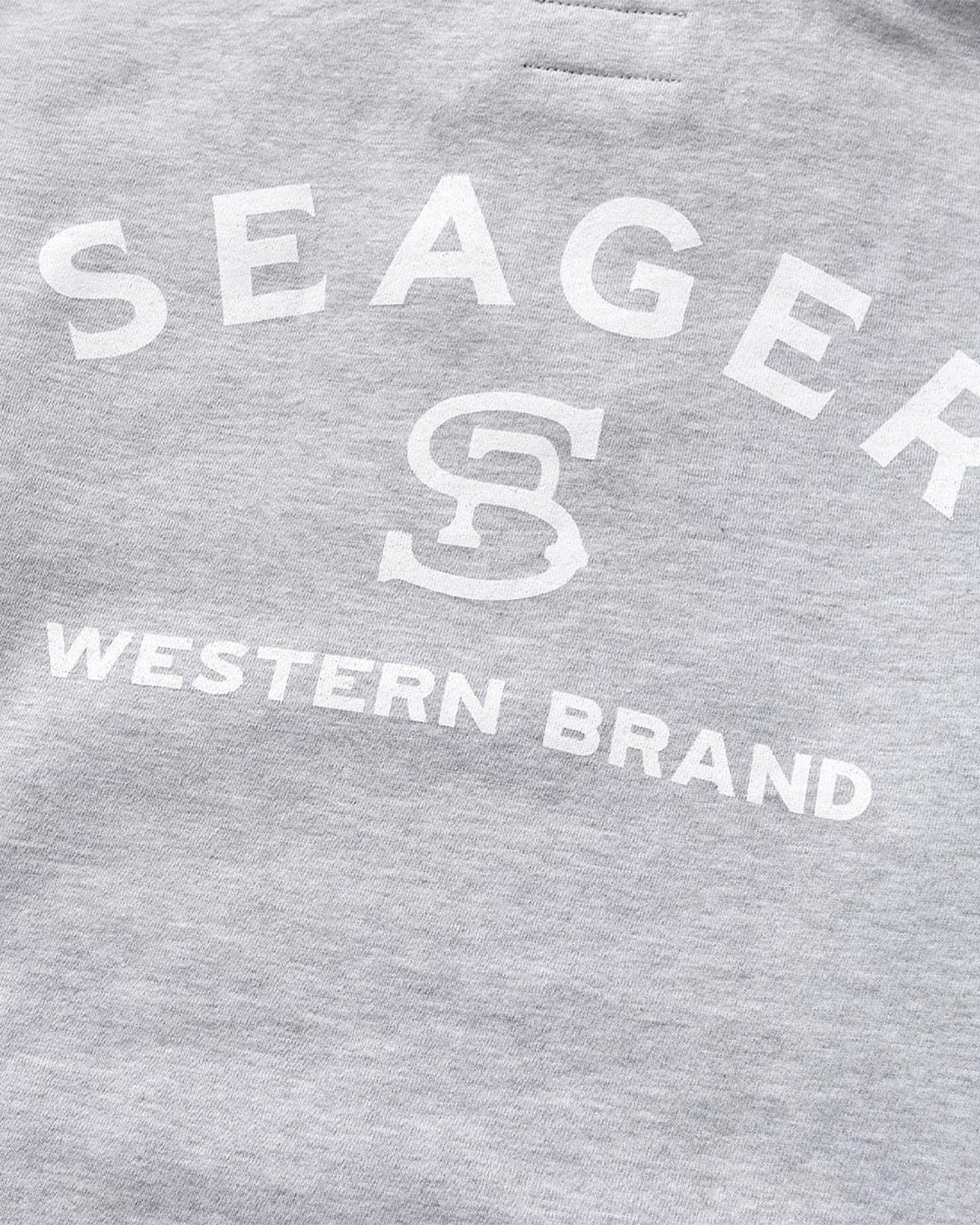 Seager Co. Branded Mid-Weight Pullover Hoodie - Heather Grey