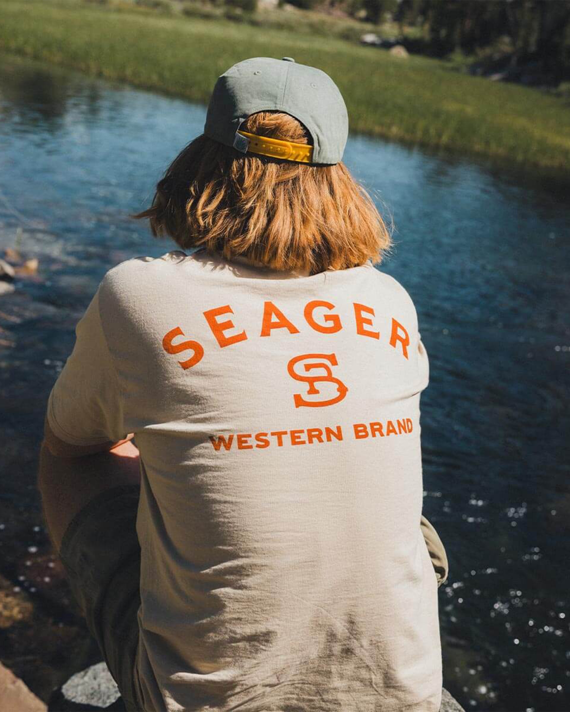 Branded S/S T-Shirt - Cream