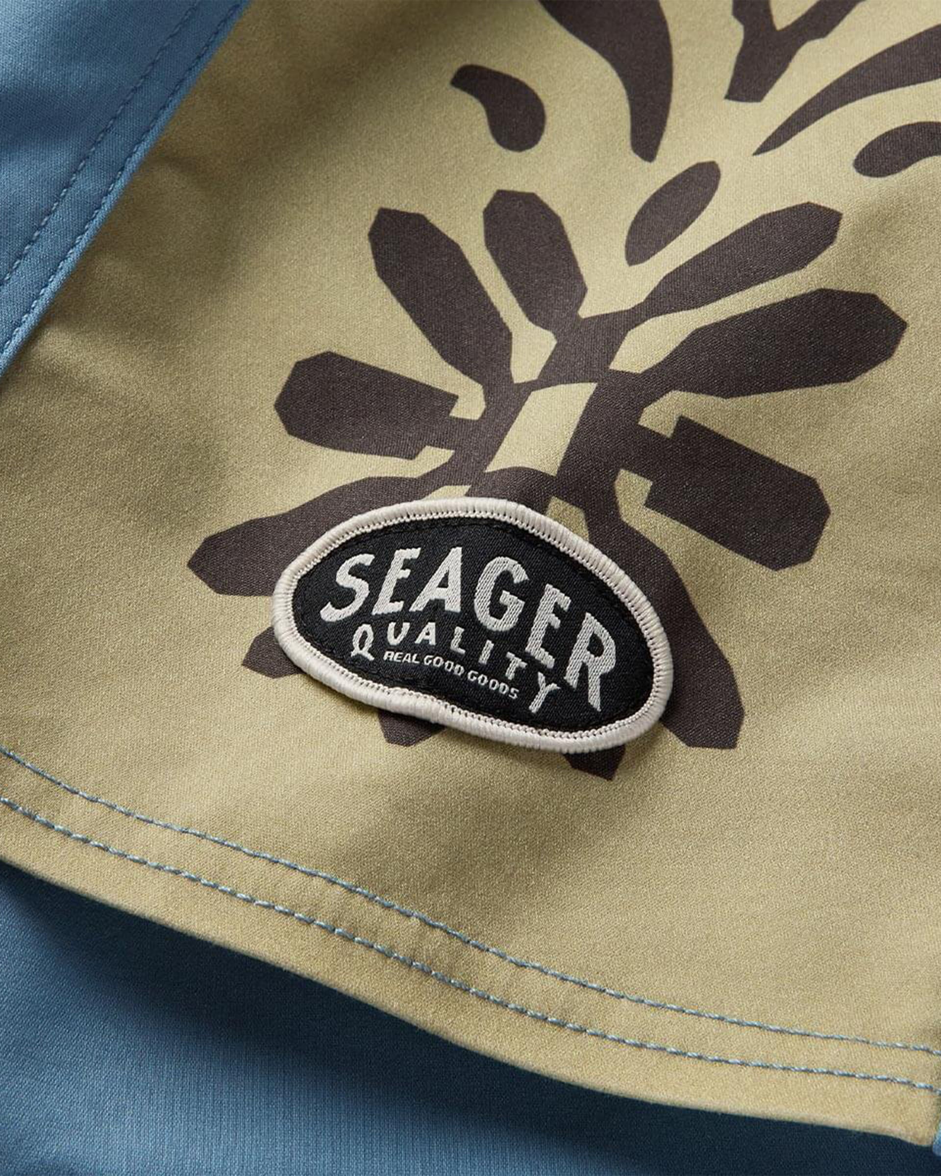 Seager Co. Capo Panel Boardshort - Faded Denim