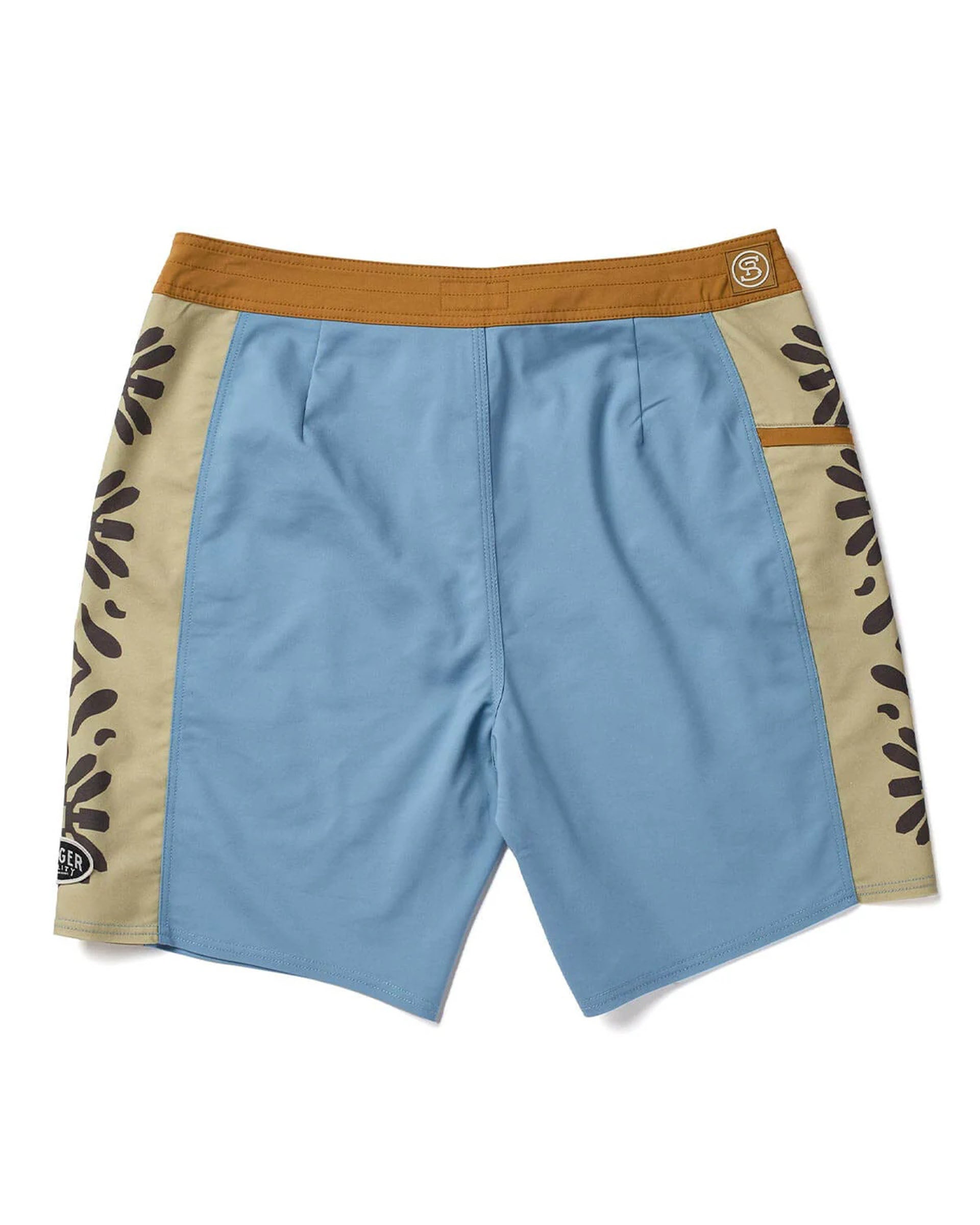 Seager Co. Capo Panel Boardshort - Faded Denim