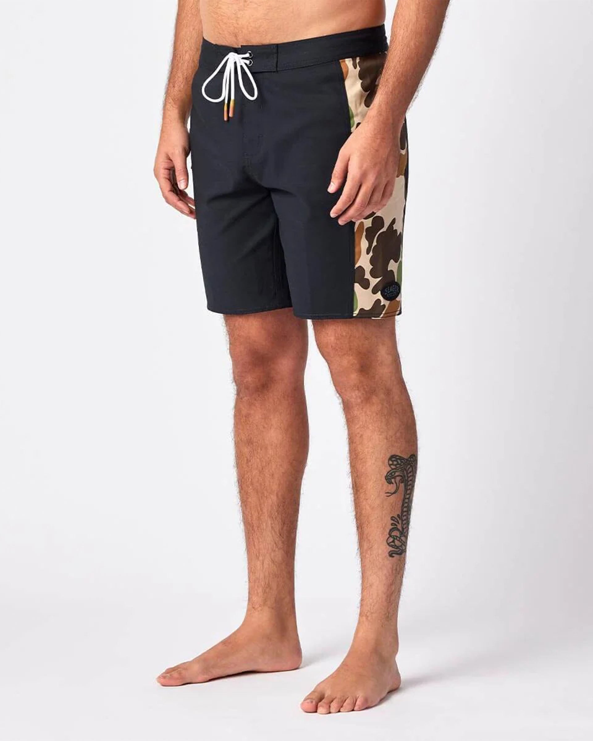 Seager Co. Capo Panel Boardshort - Duck Camo