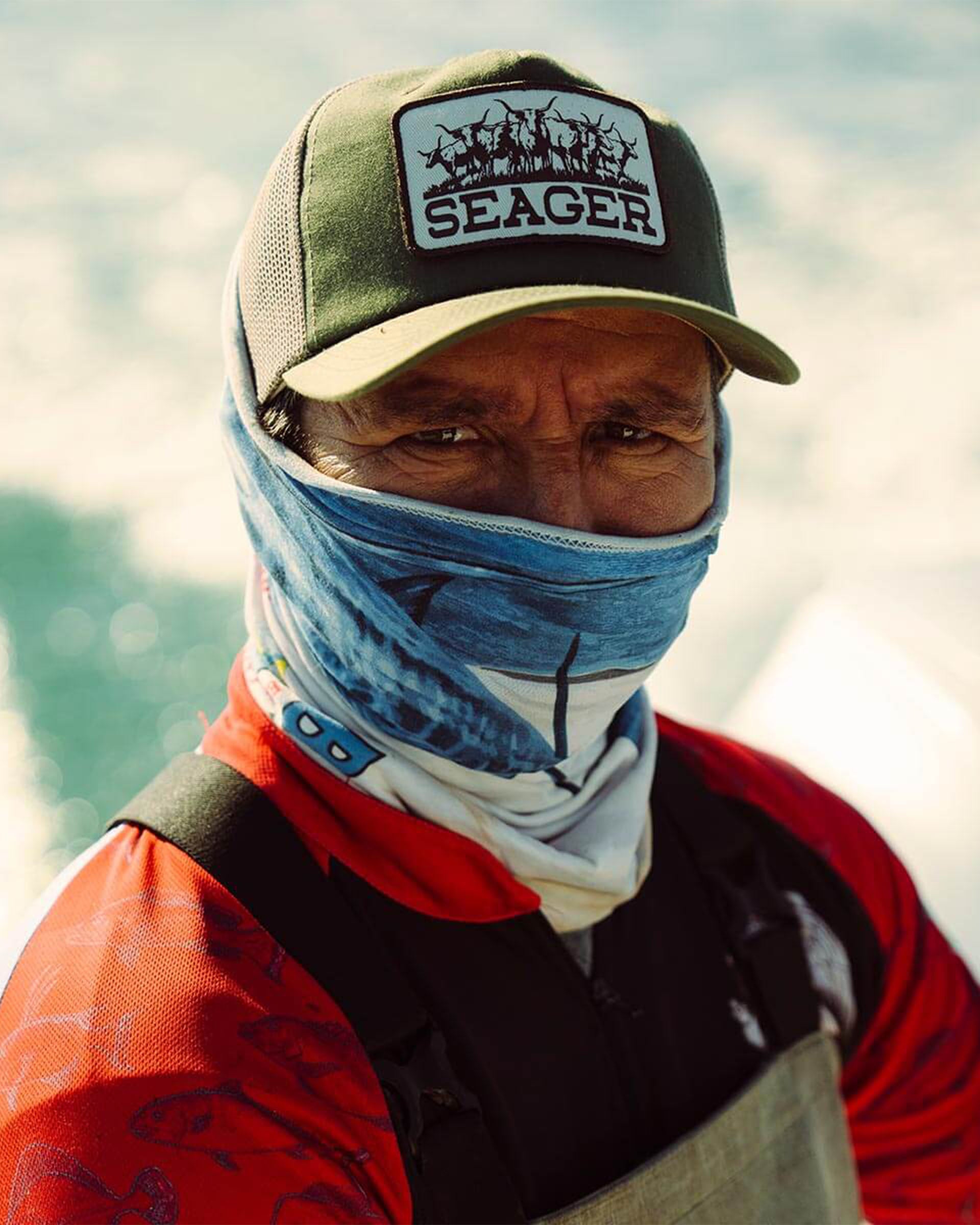 Seager Co. Herd Trucker Snapback Hat - Army Green