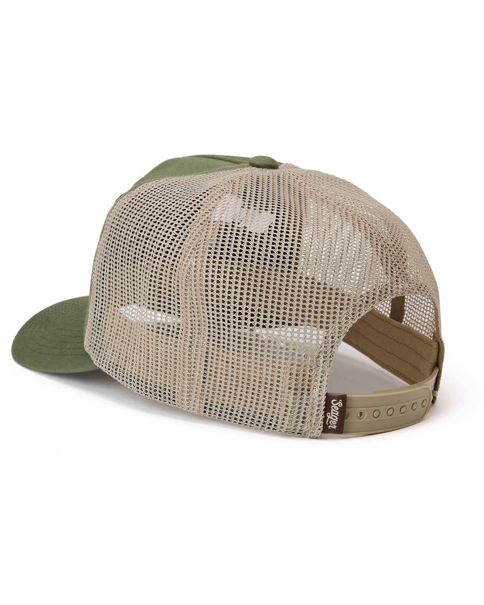 Seager Co. Herd Trucker Snapback Hat - Army Green