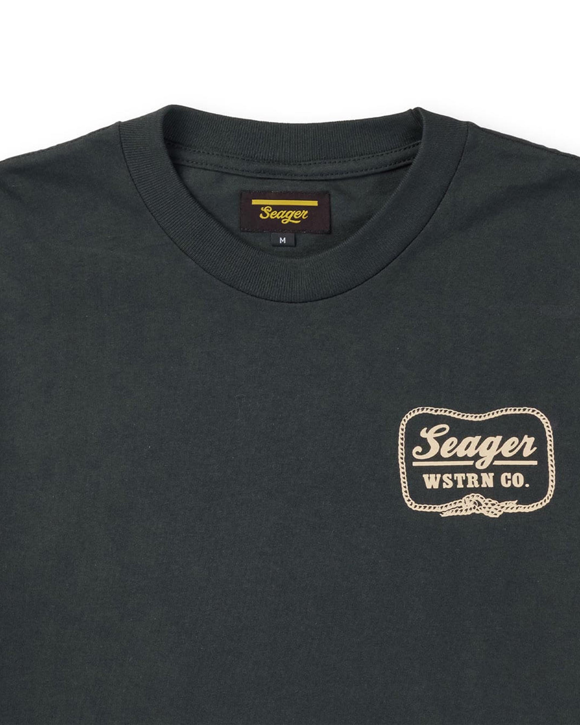 Seager Co. High Noon Short Sleeve T-Shirt - Vintage Black