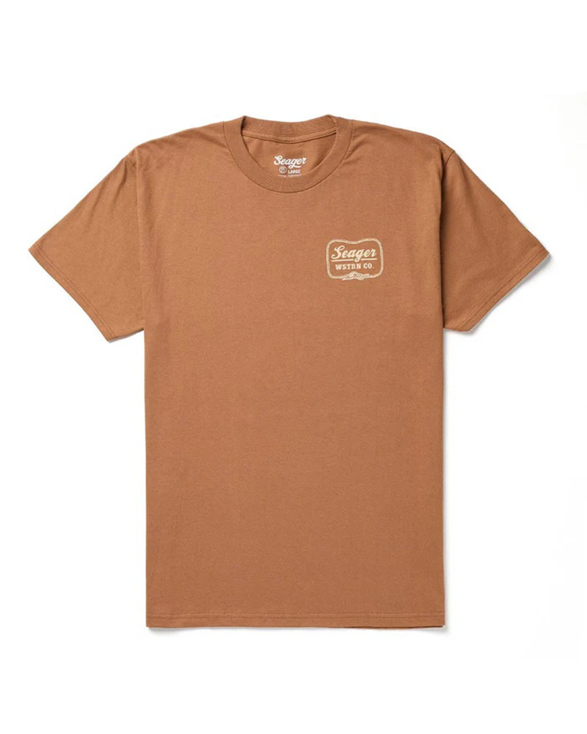 Seager Co. High Noon Short Sleeve T-Shirt - Brown
