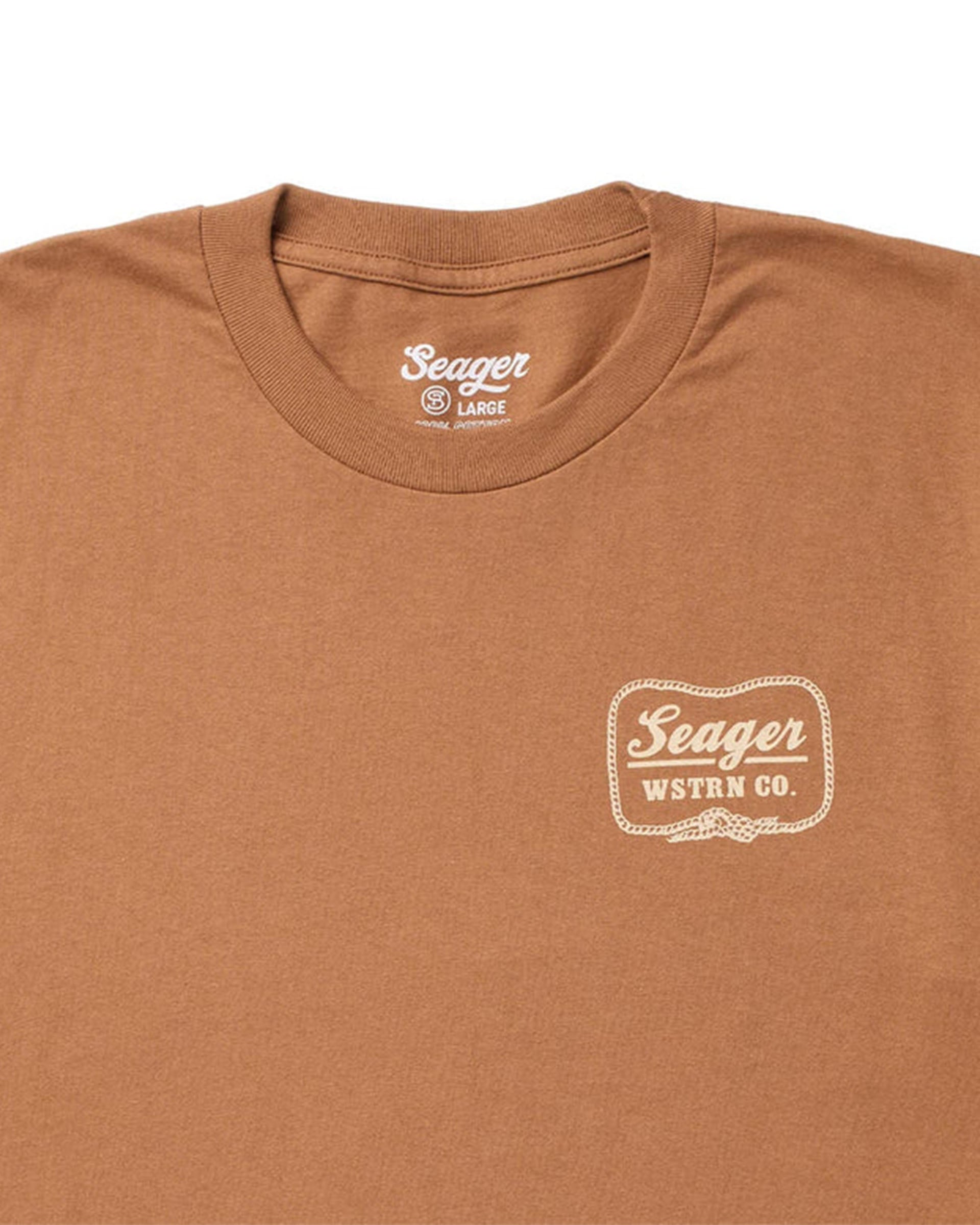 Seager Co. High Noon Short Sleeve T-Shirt - Brown