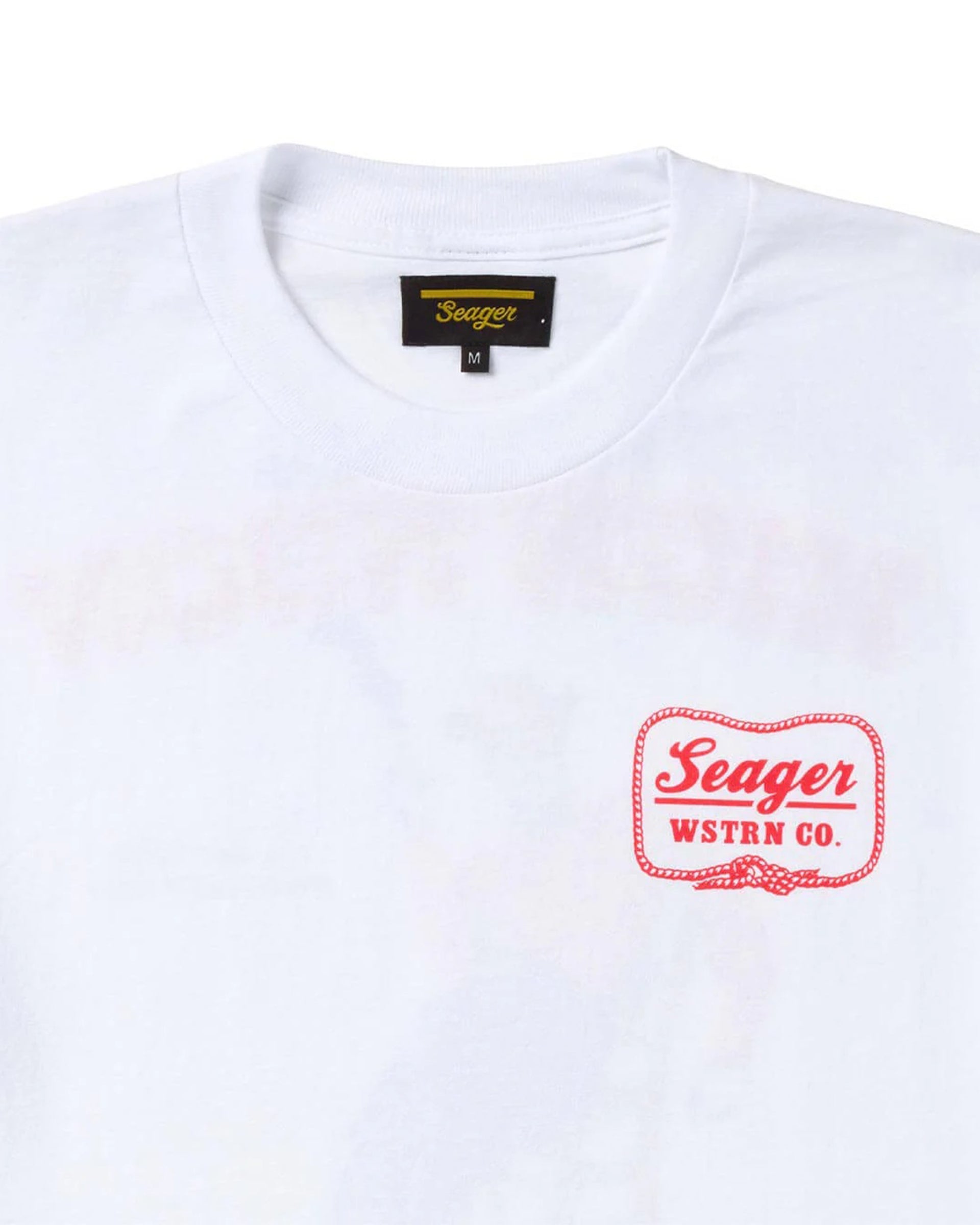 Seager Co. High Noon Short Sleeve T-Shirt - White