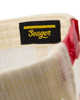 Seager Co. Keep It Country Mesh Trucker Hat - Cream/Red