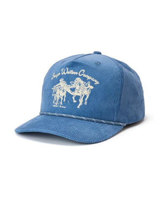 Seager Co. Los Rios Corduroy Snapback Hat - Navy